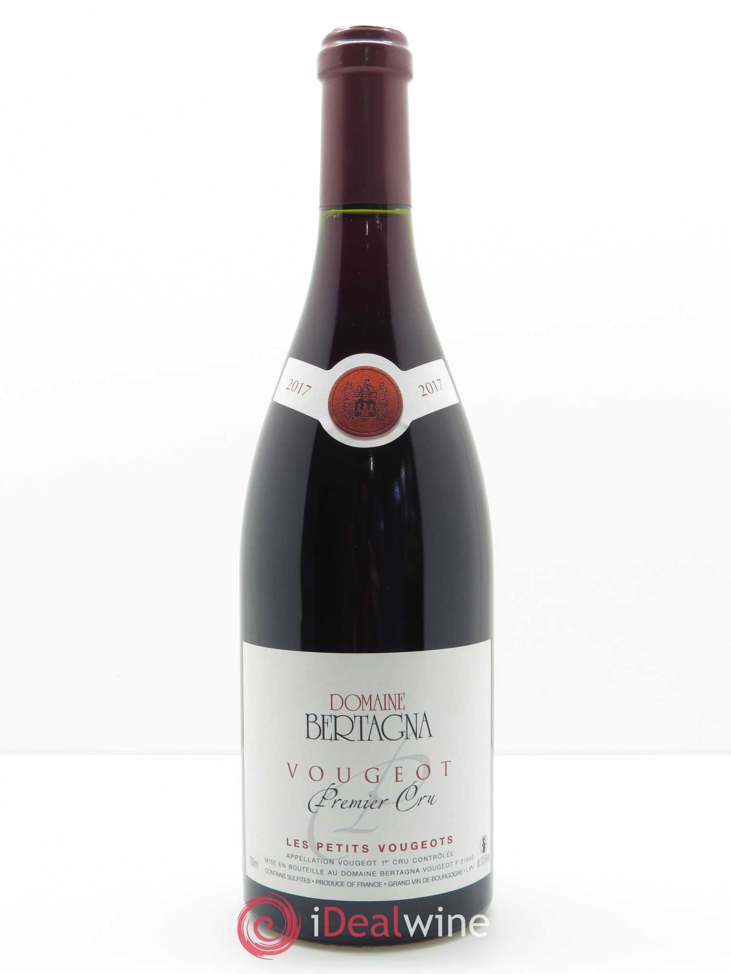 Vougeot 1er Cru Les Petits Vougeot Bertagna 2017 - Lot de 1 bouteille - 0