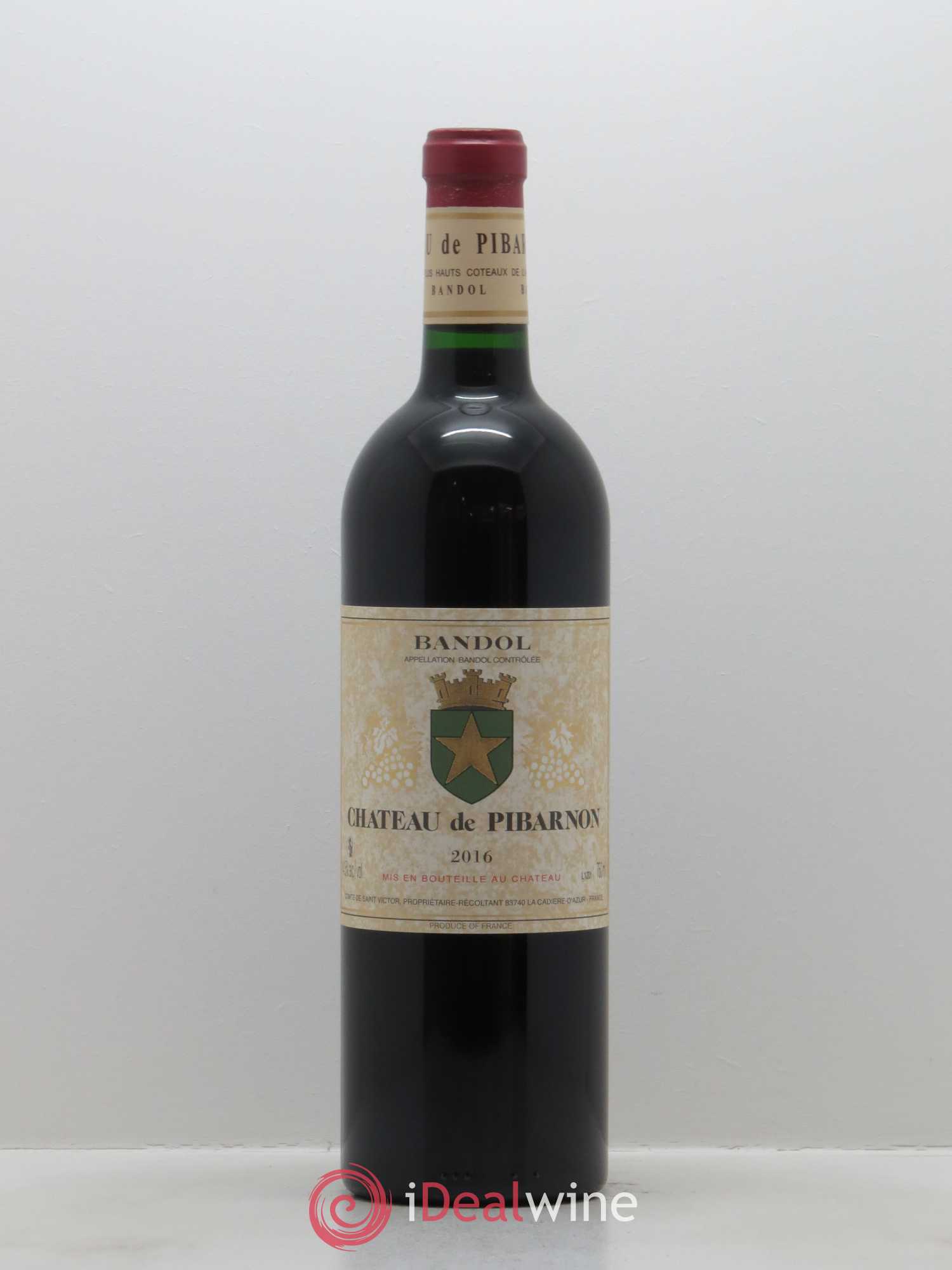 Bandol Château de Pibarnon Comte de Saint-Victor 2016 - Lot de 1 bouteille - 0