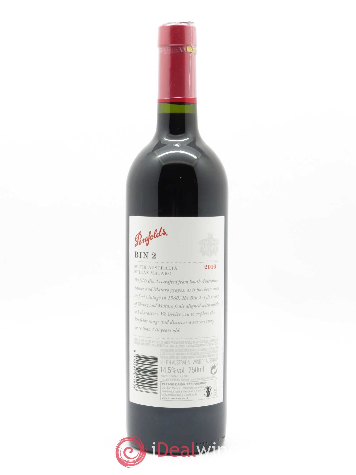 Barossa Valley Penfolds Wines Bin 2 Shiraz Mataro 2016 - Lot of 1 bottle - 1