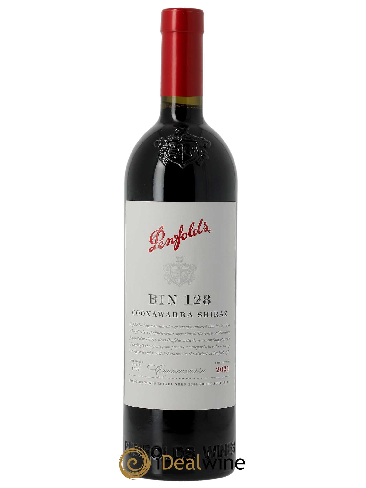 Coonawarra Penfolds Wines Bin 128 Shiraz 2021 - Lot de 1 bouteille - 0