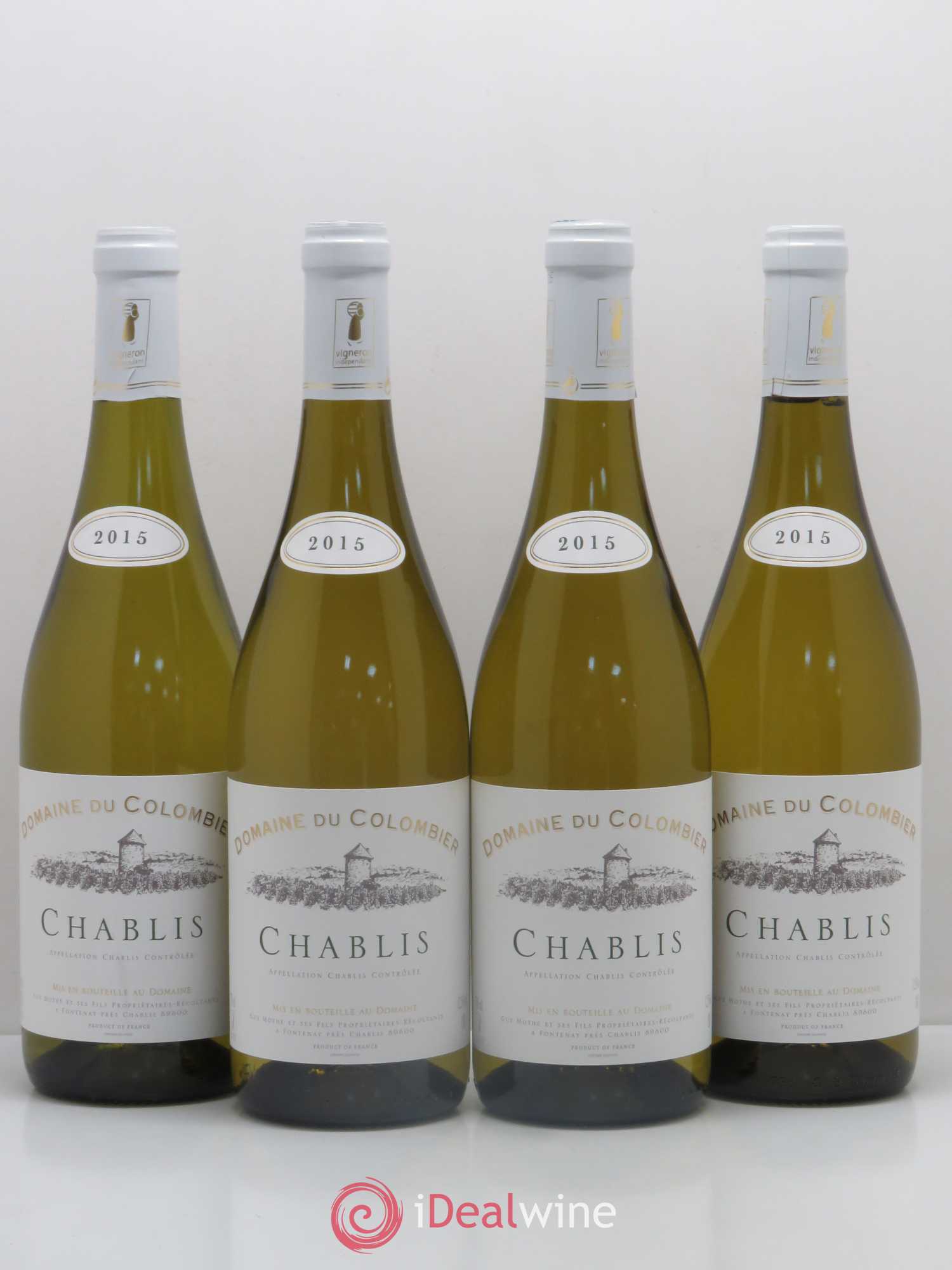 Chablis Domaine Du Colombier 2015 - Lot de 4 bouteilles - 0