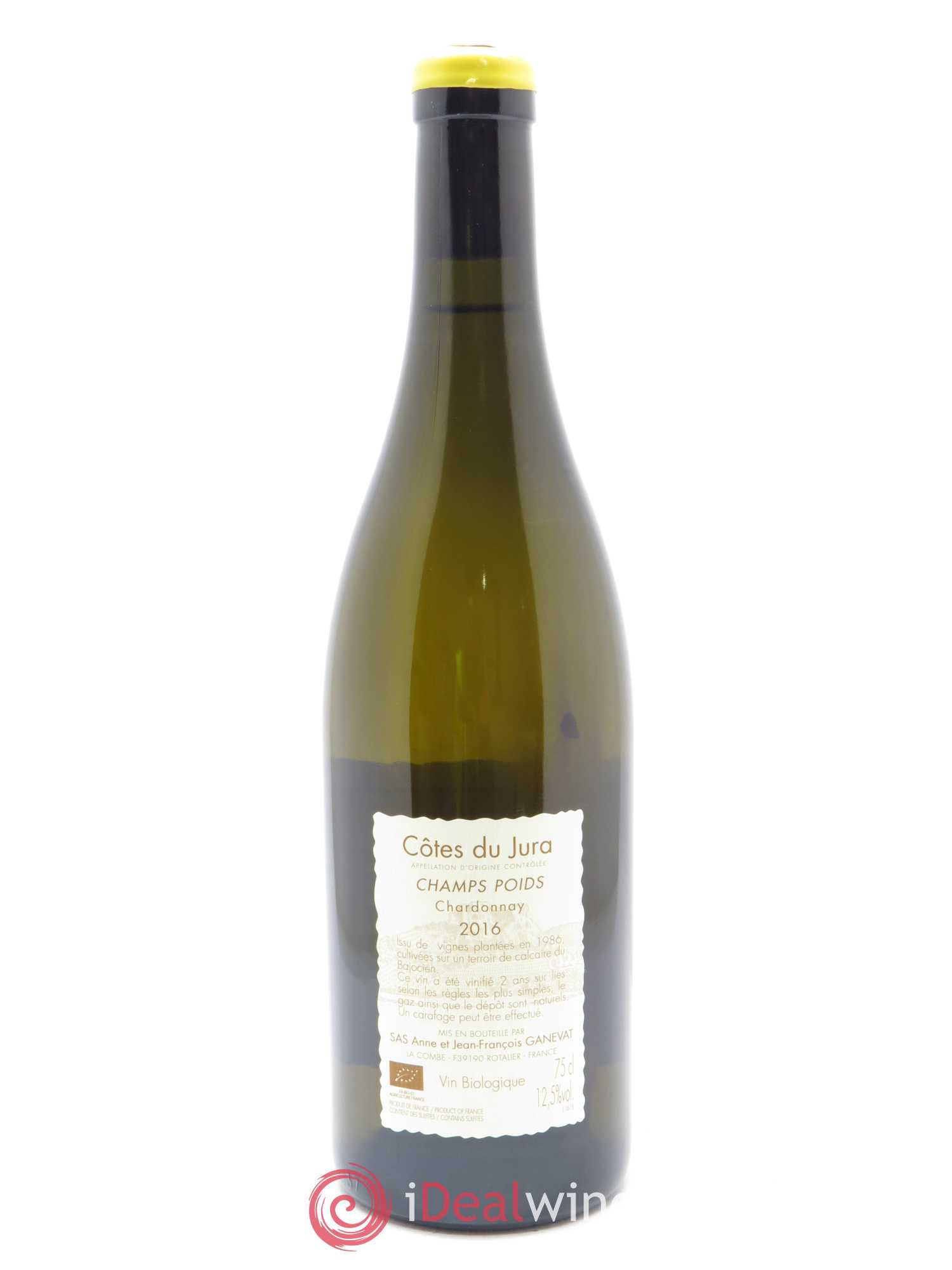 Côtes du Jura Champs Poids Anne et Jean François Ganevat 2016 - Lot de 1 bouteille - 1