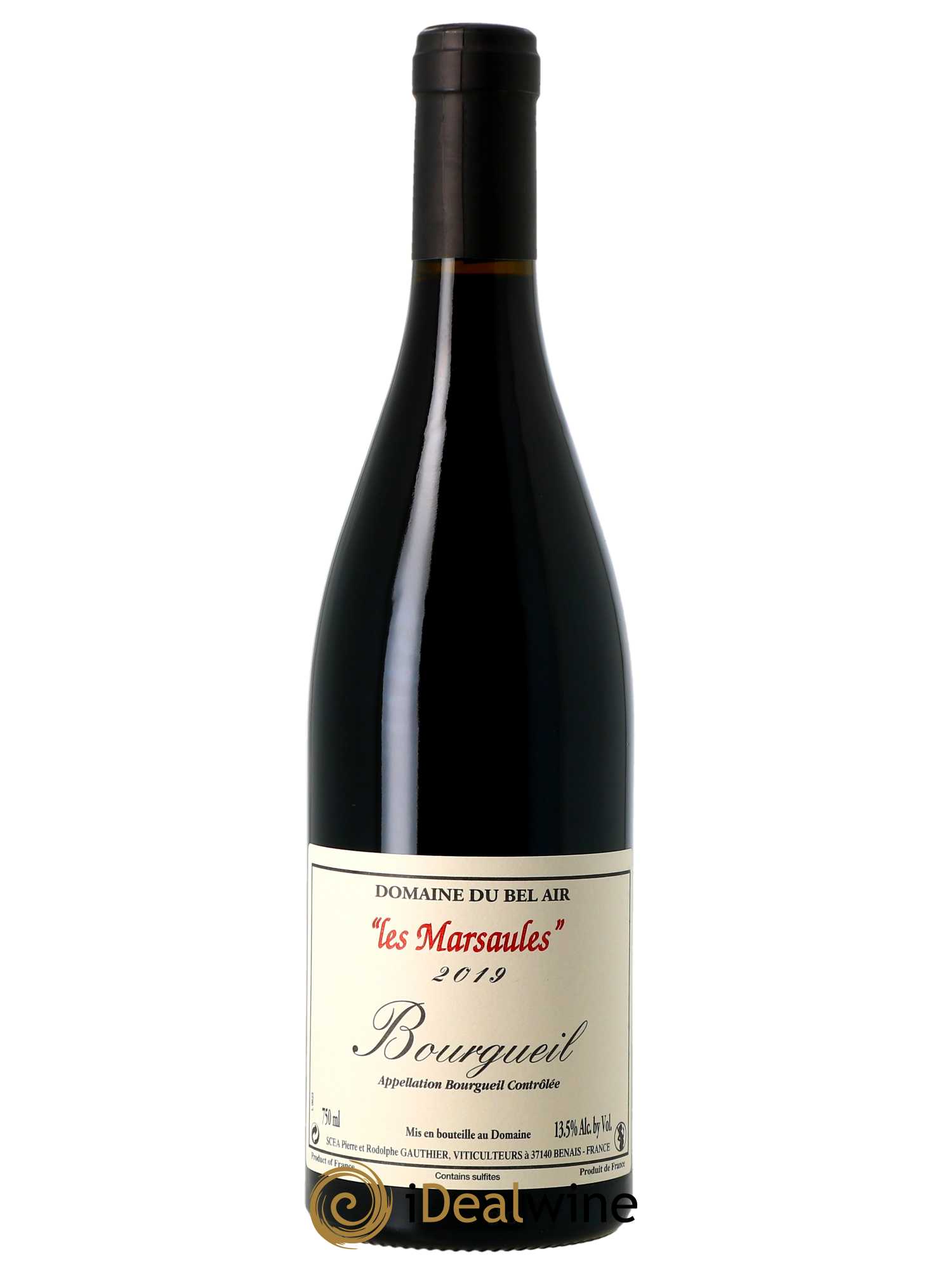 Bourgueil Marsaules Domaine du Bel Air  2019 - Lot of 1 bottle - 0