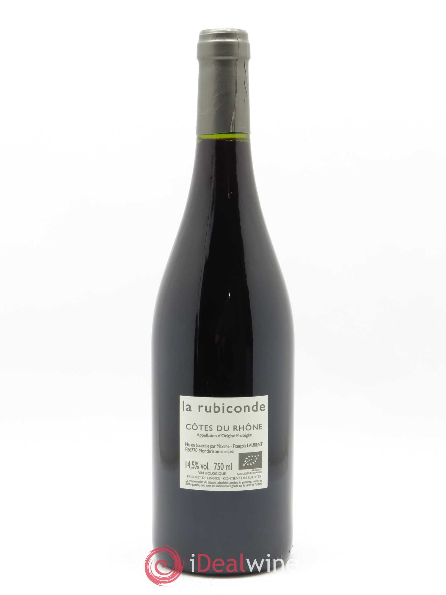 Côtes du Rhône Rubiconde Maxime-François Laurent (Gramenon) 2017 - Lot de 1 bouteille - 1