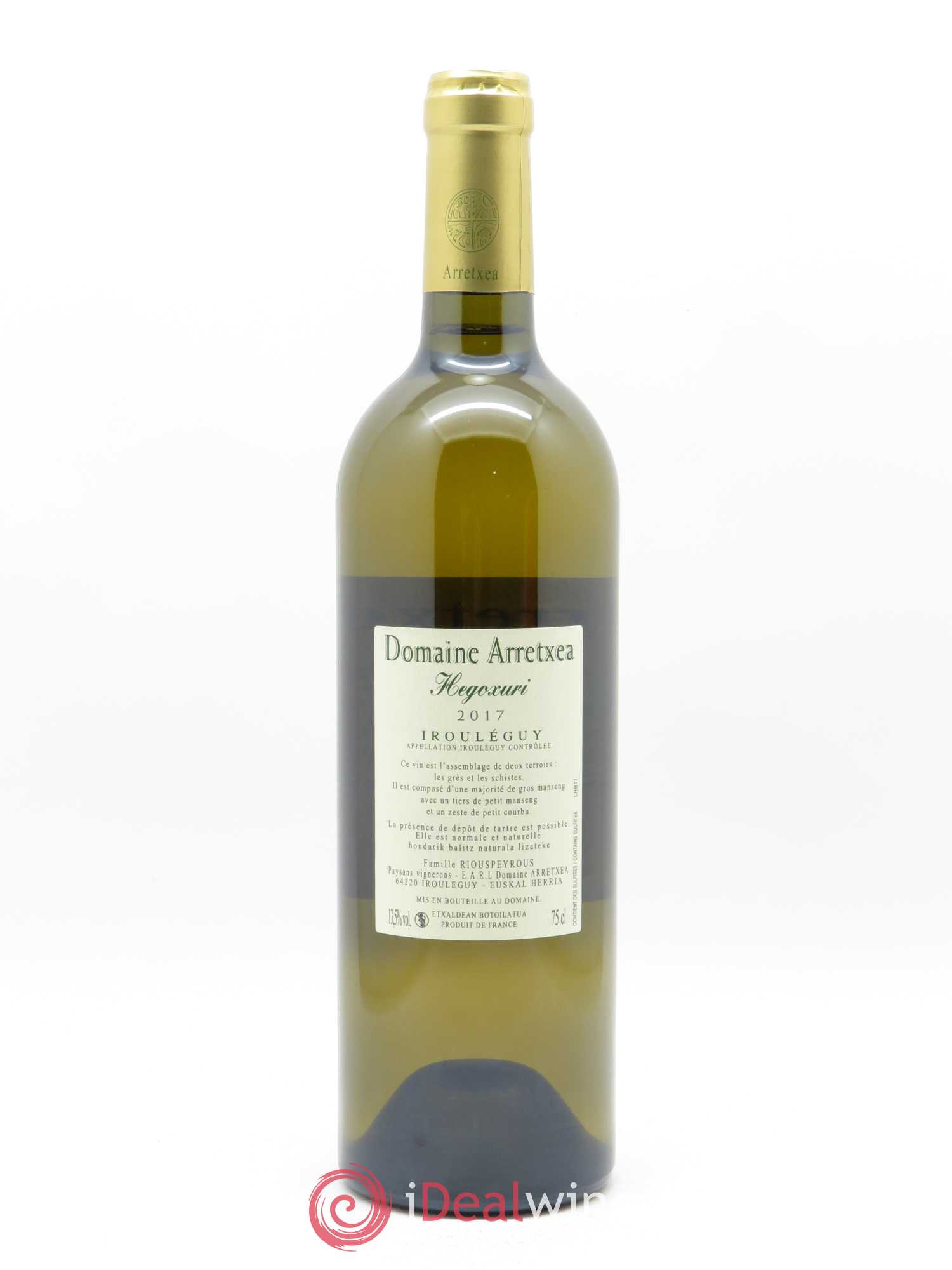 Irouléguy Hegoxuri Arretxea (Domaine) 2017 - Posten von 1 Magnum - 1