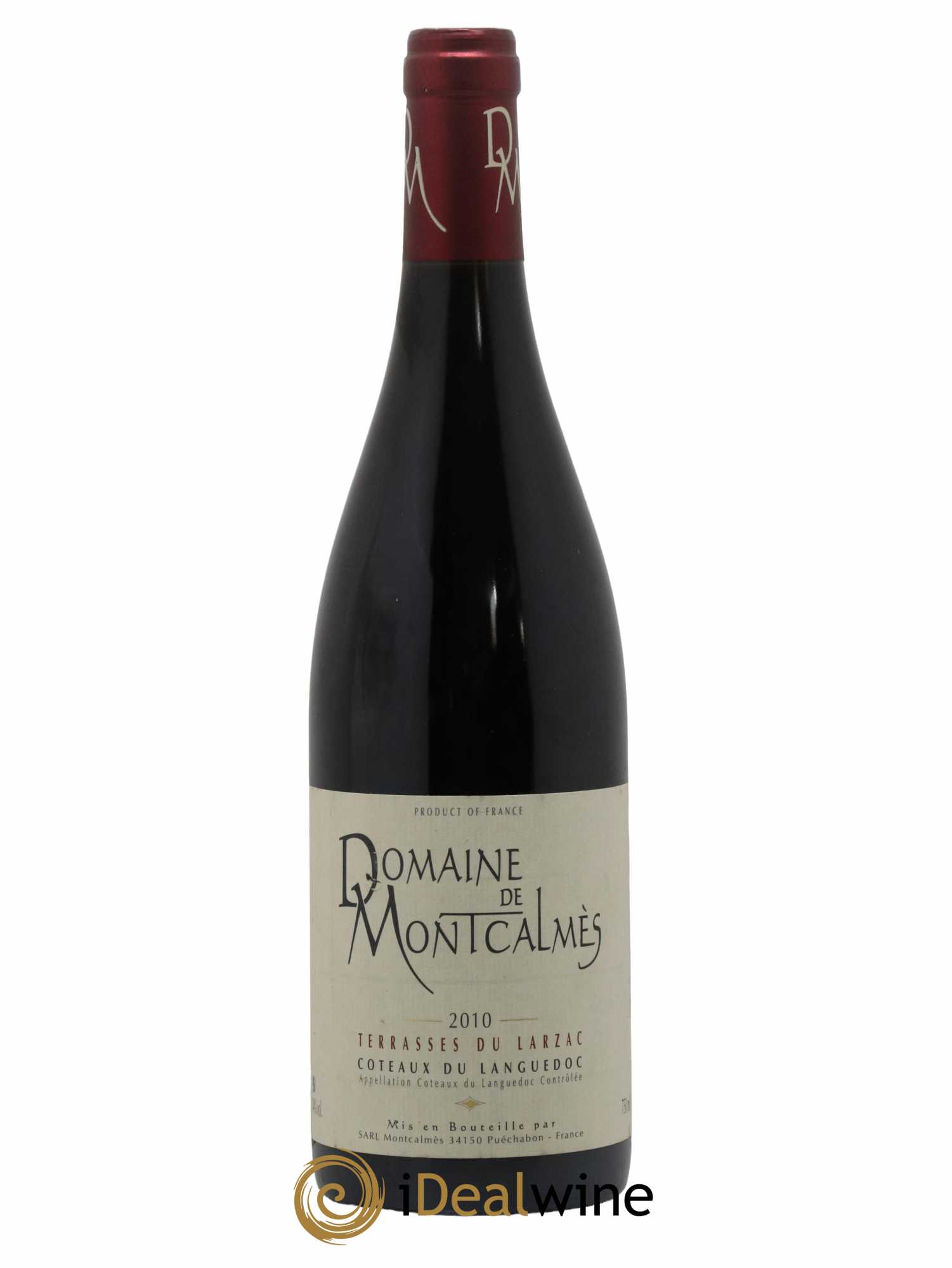 Terrasses du Larzac Domaine de Montcalmès Frédéric Pourtalié 2010 - Lot of 1 bottle - 0