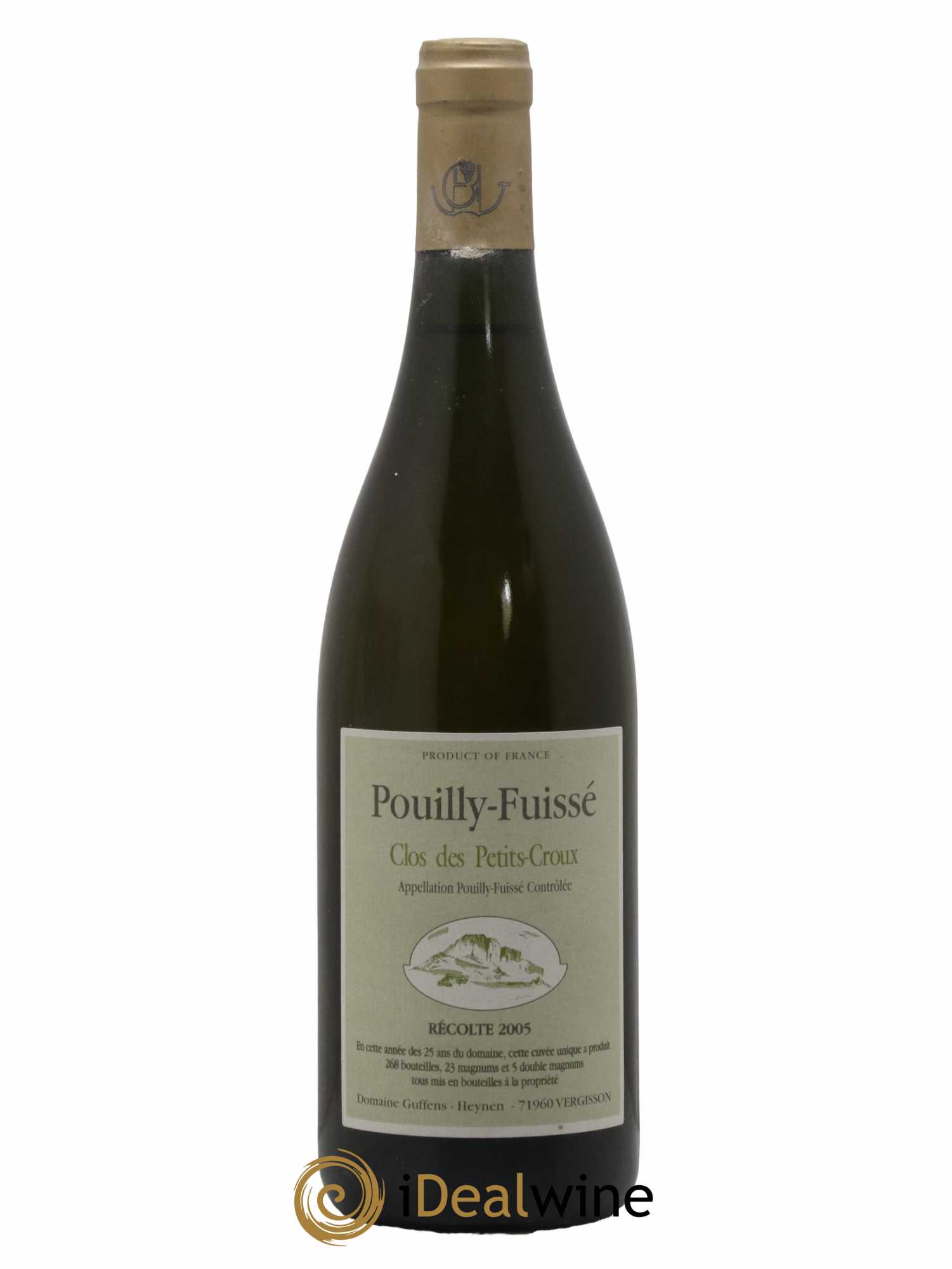 Pouilly-Fuissé Clos des Petits Croux Guffens-Heynen 2005 - Lotto di 1 bottiglia - 0