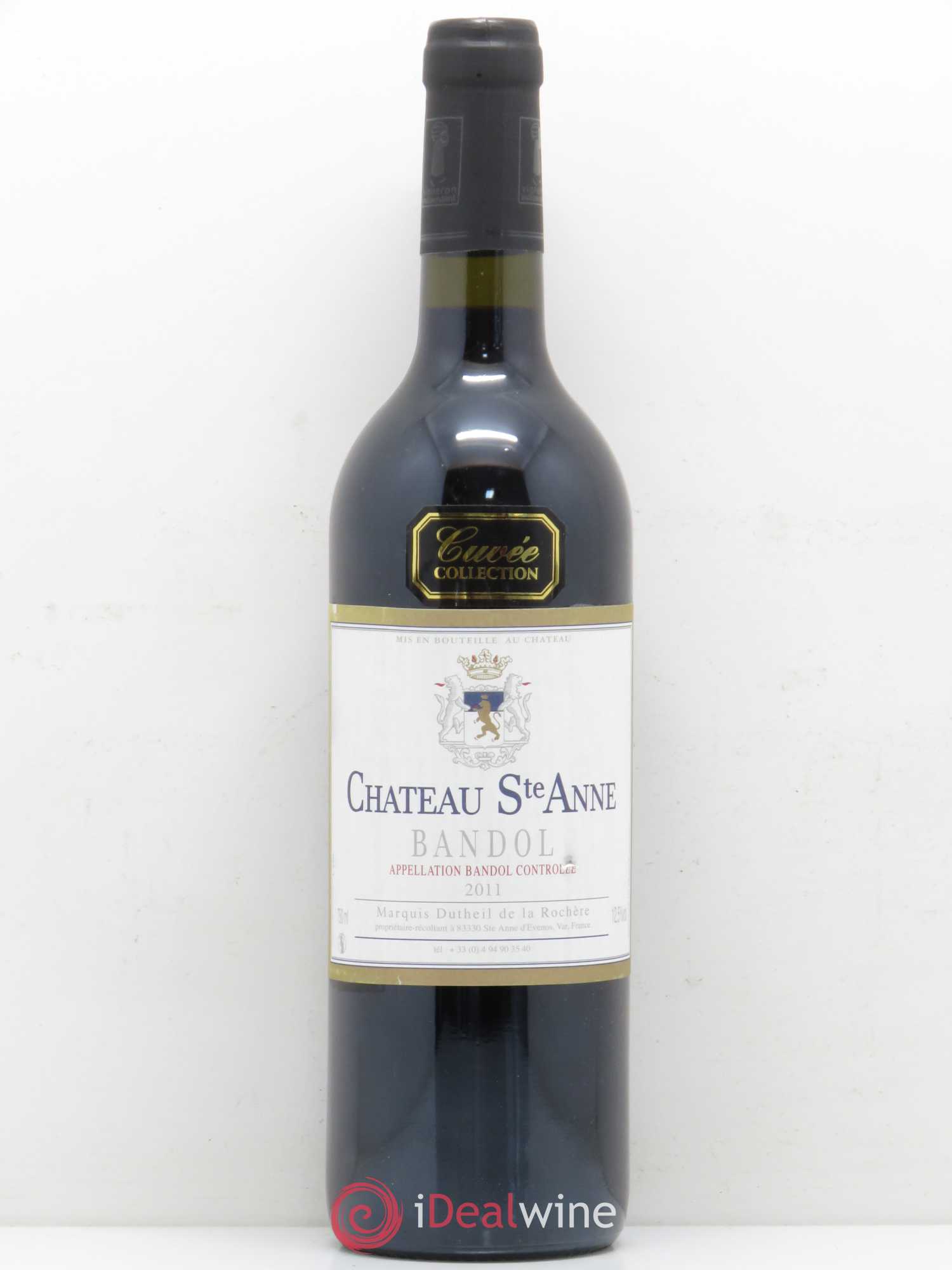 Bandol Cuvée Collection Château Sainte Anne 2011 - Lot de 1 bouteille - 0