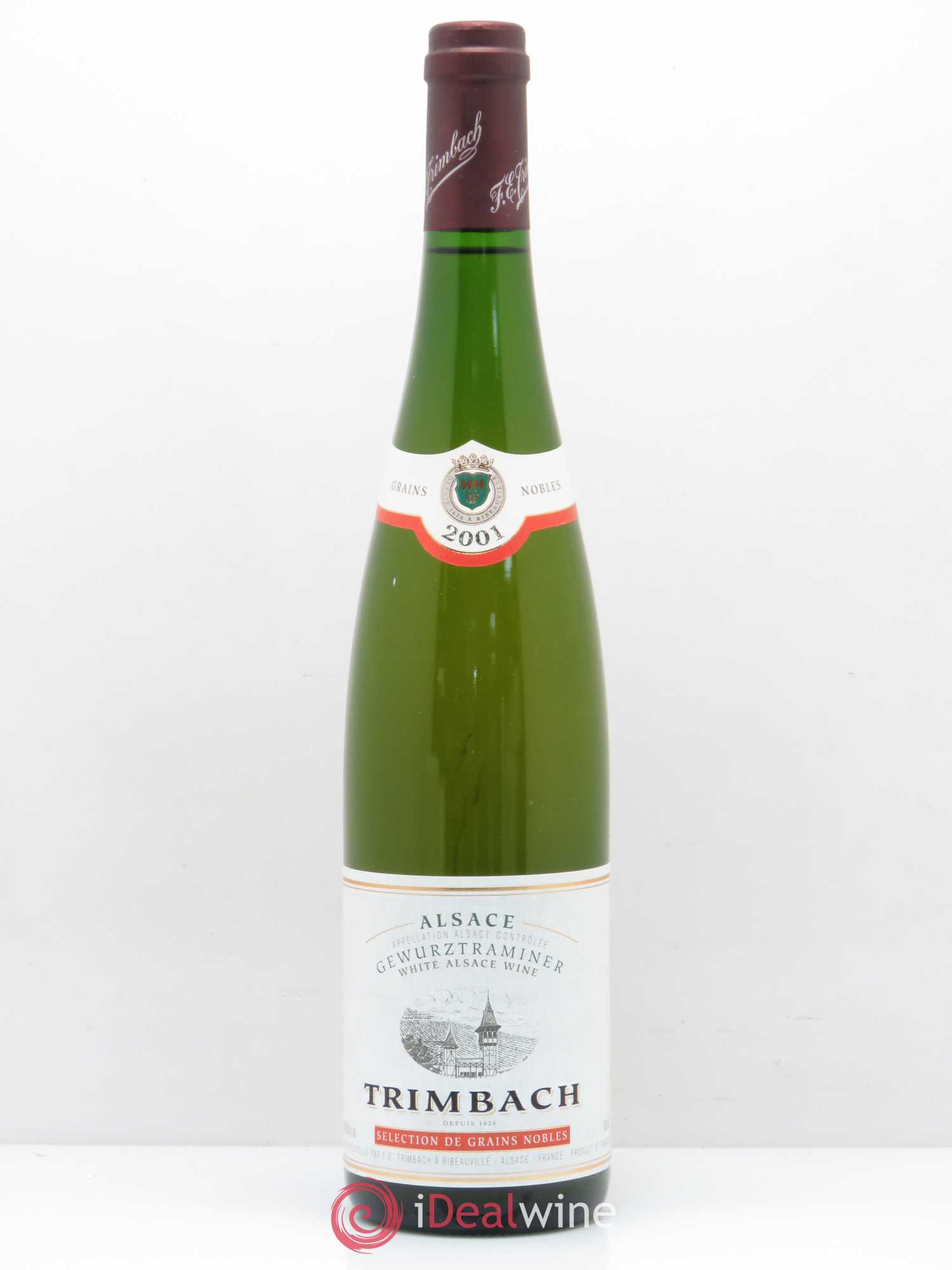 Alsace Gewurztraminer Sélection de Grains Nobles Trimbach (Domaine) 2001 - Lot de 1 bouteille - 0