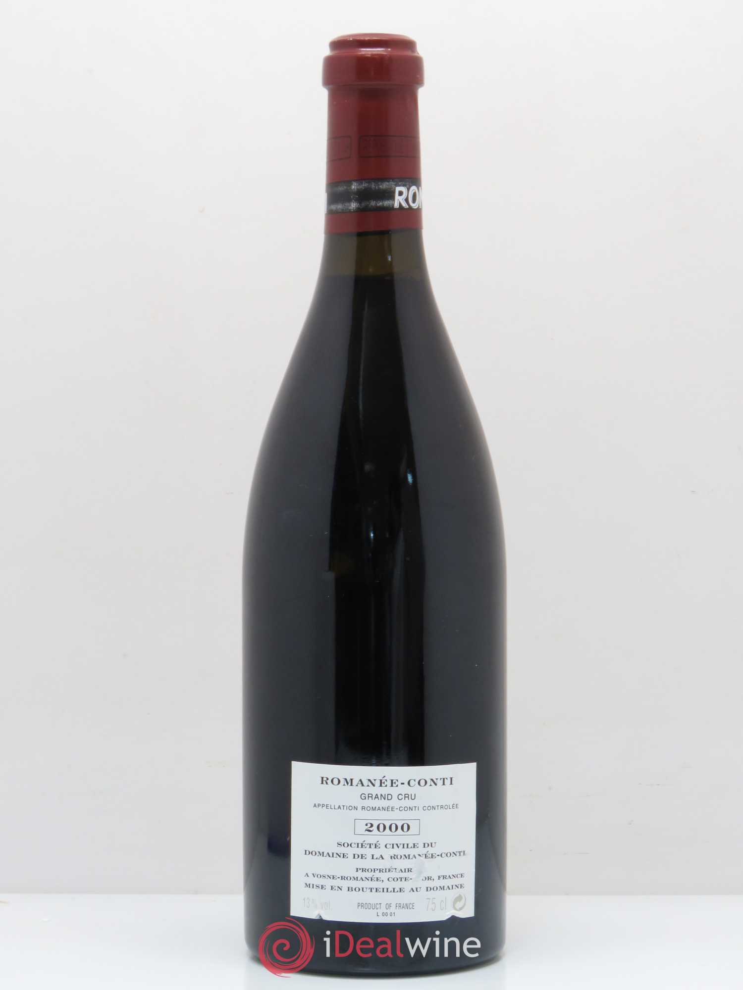 Romanée-Conti Grand Cru Domaine de la Romanée-Conti 2000 - Lot of 1 bottle - 1