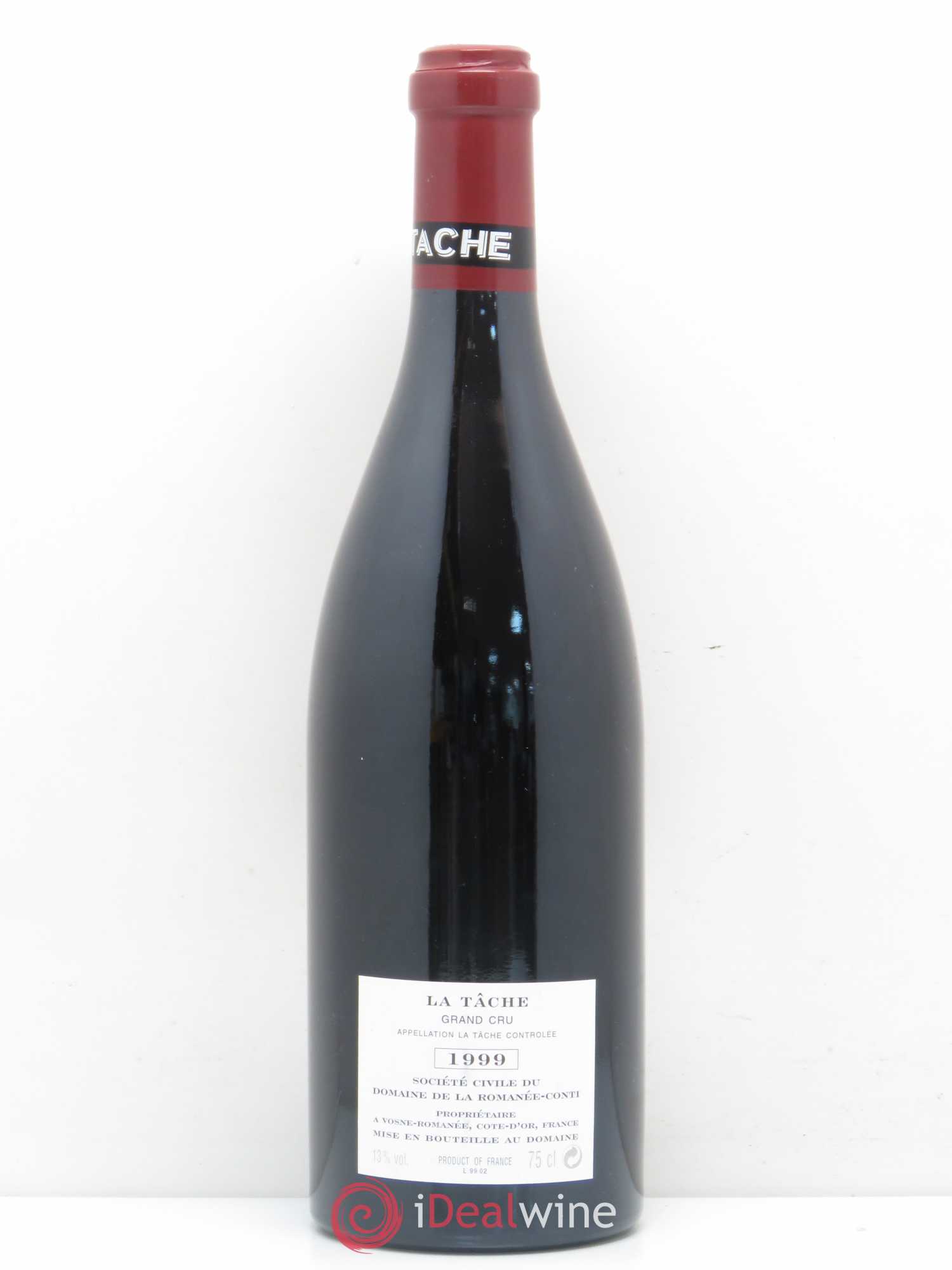 La Tâche Grand Cru Domaine de la Romanée-Conti 1999 - Lot de 1 bouteille - 1