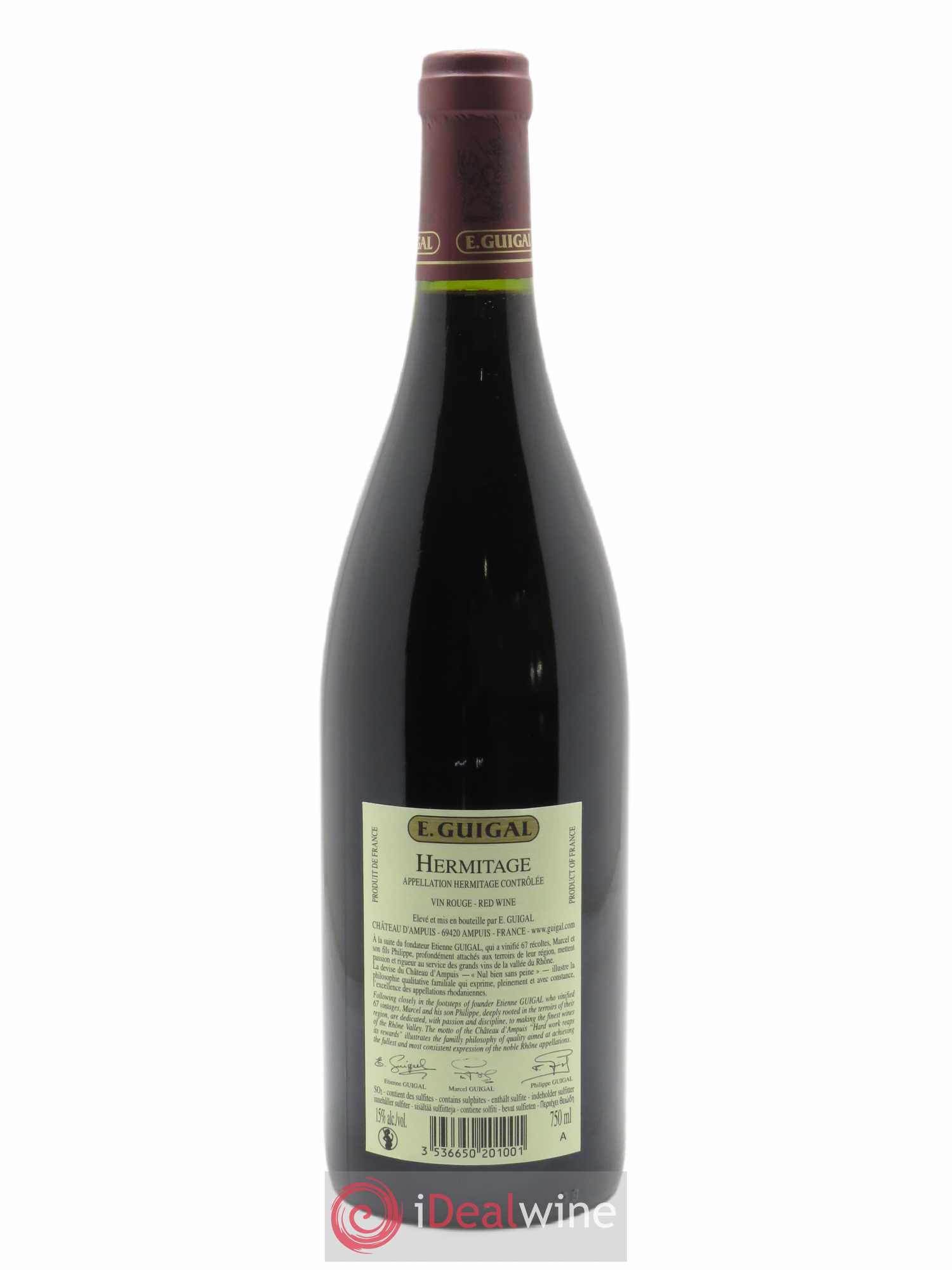 Hermitage Guigal 2019 - Lot de 1 bouteille - 1