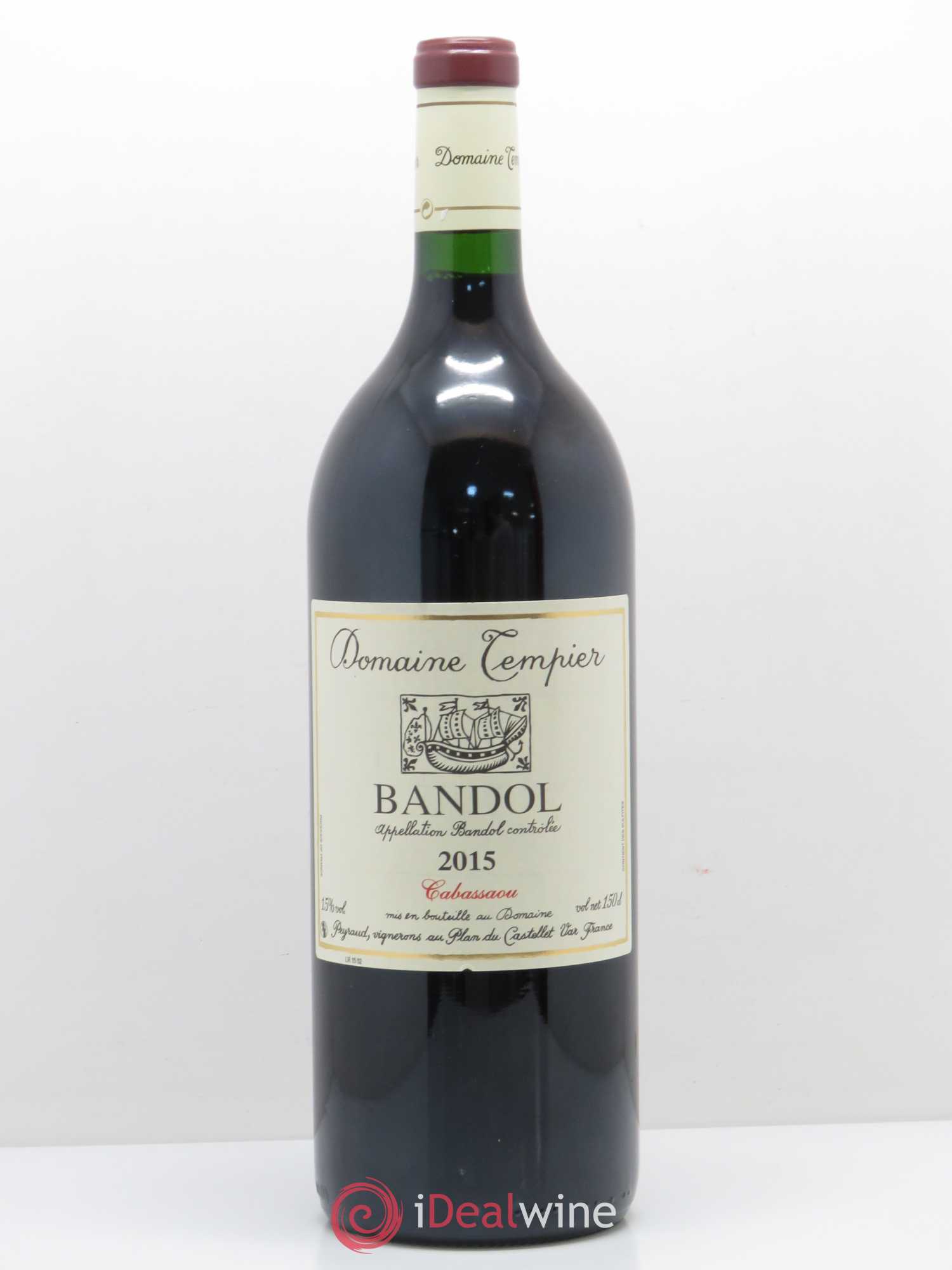 Bandol Domaine Tempier Cuvée Cabassaou Famille Peyraud 2015 - Lot de 1 magnum - 0