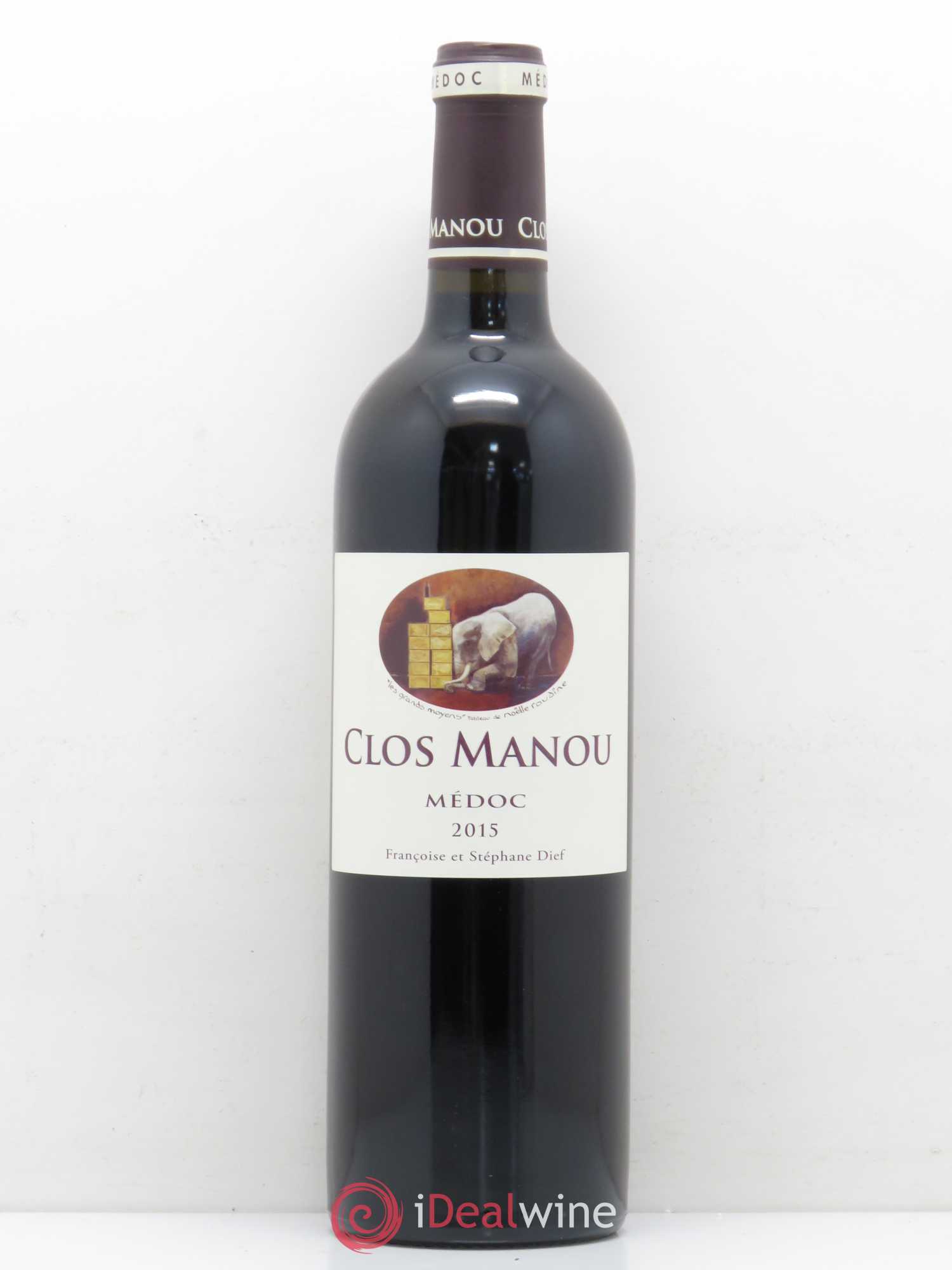 Clos Manou 2015 - Lot de 1 bouteille - 0