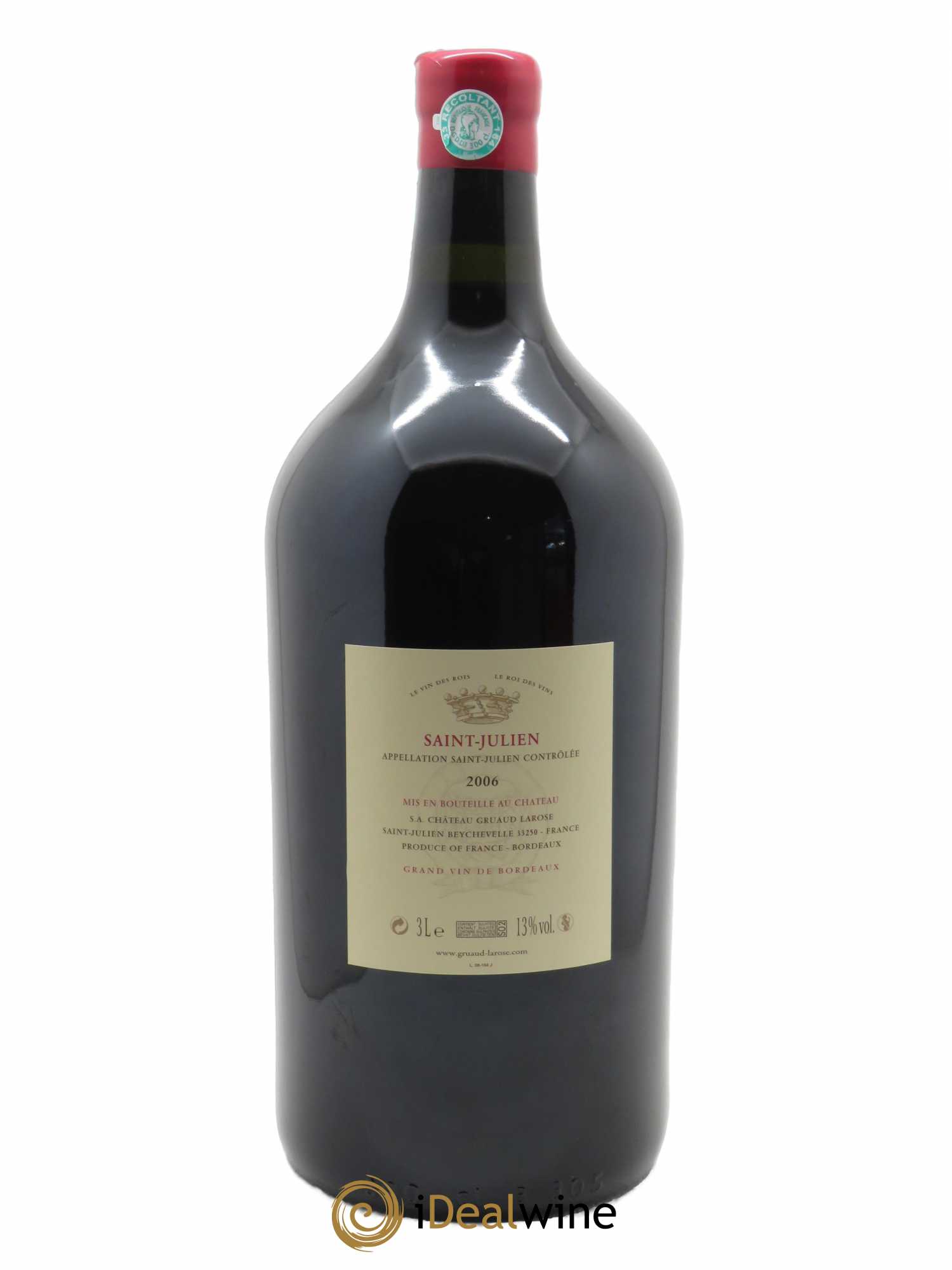 Château Gruaud Larose 2ème Grand Cru Classé (CBO à partir de 3 bts) 2006 - Lot de 1 double magnum - 1