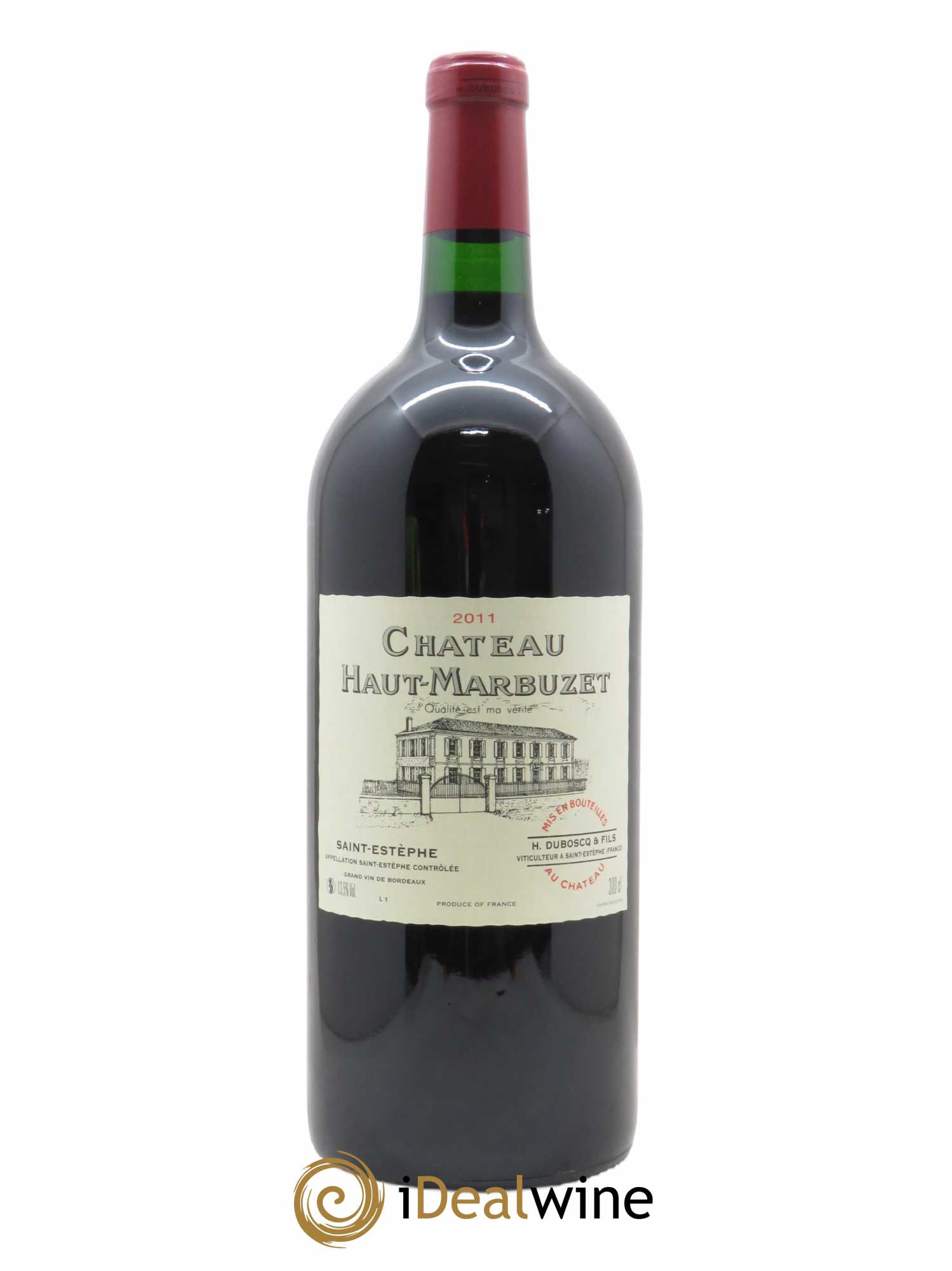 Château Haut Marbuzet 2011 - Posten von 1 Doppel-Magnum - 0