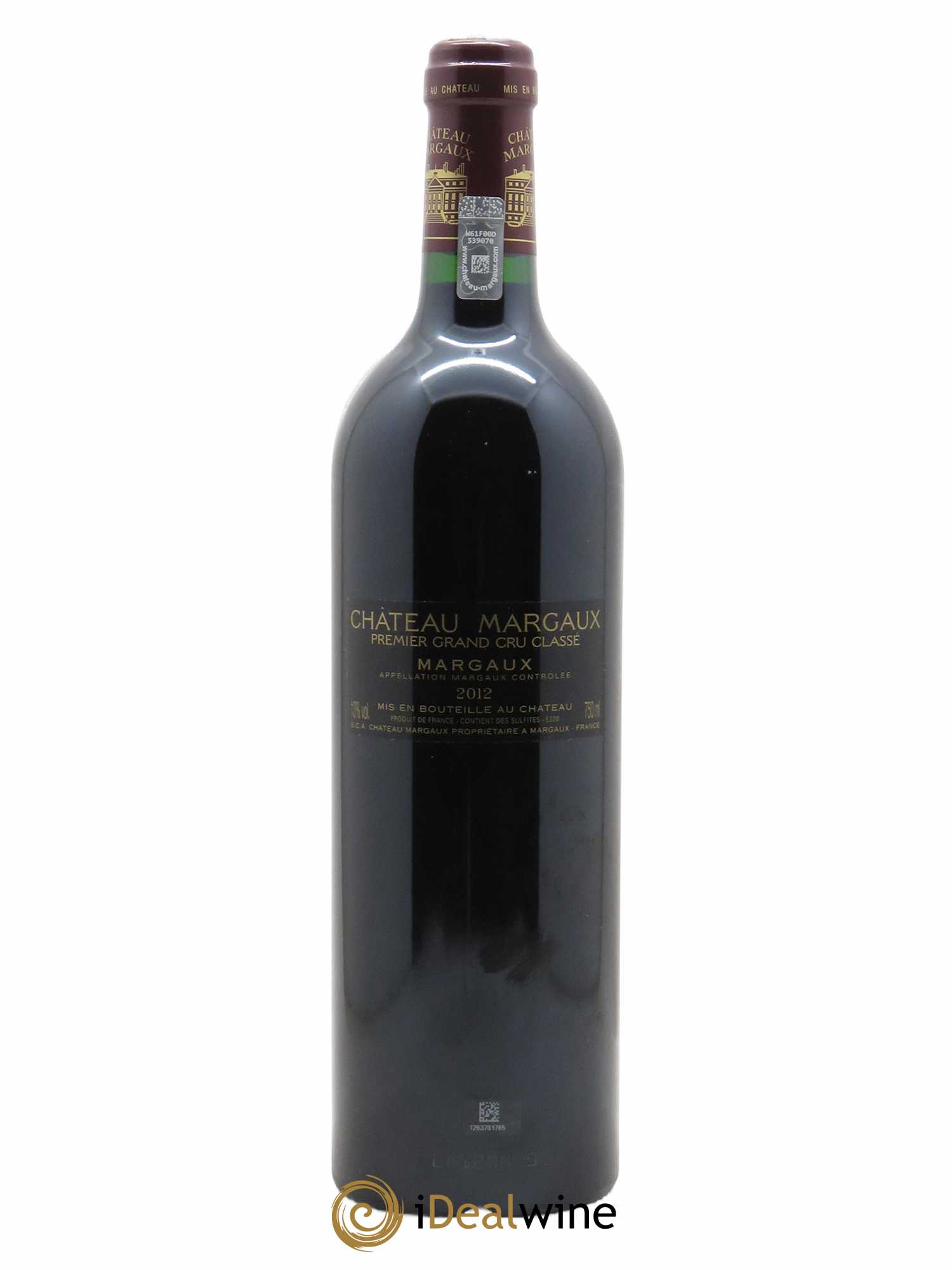 Château Margaux 1er Grand Cru Classé (CBO à partir de 6 BTS) 2012 - Lot de 1 bouteille - 1