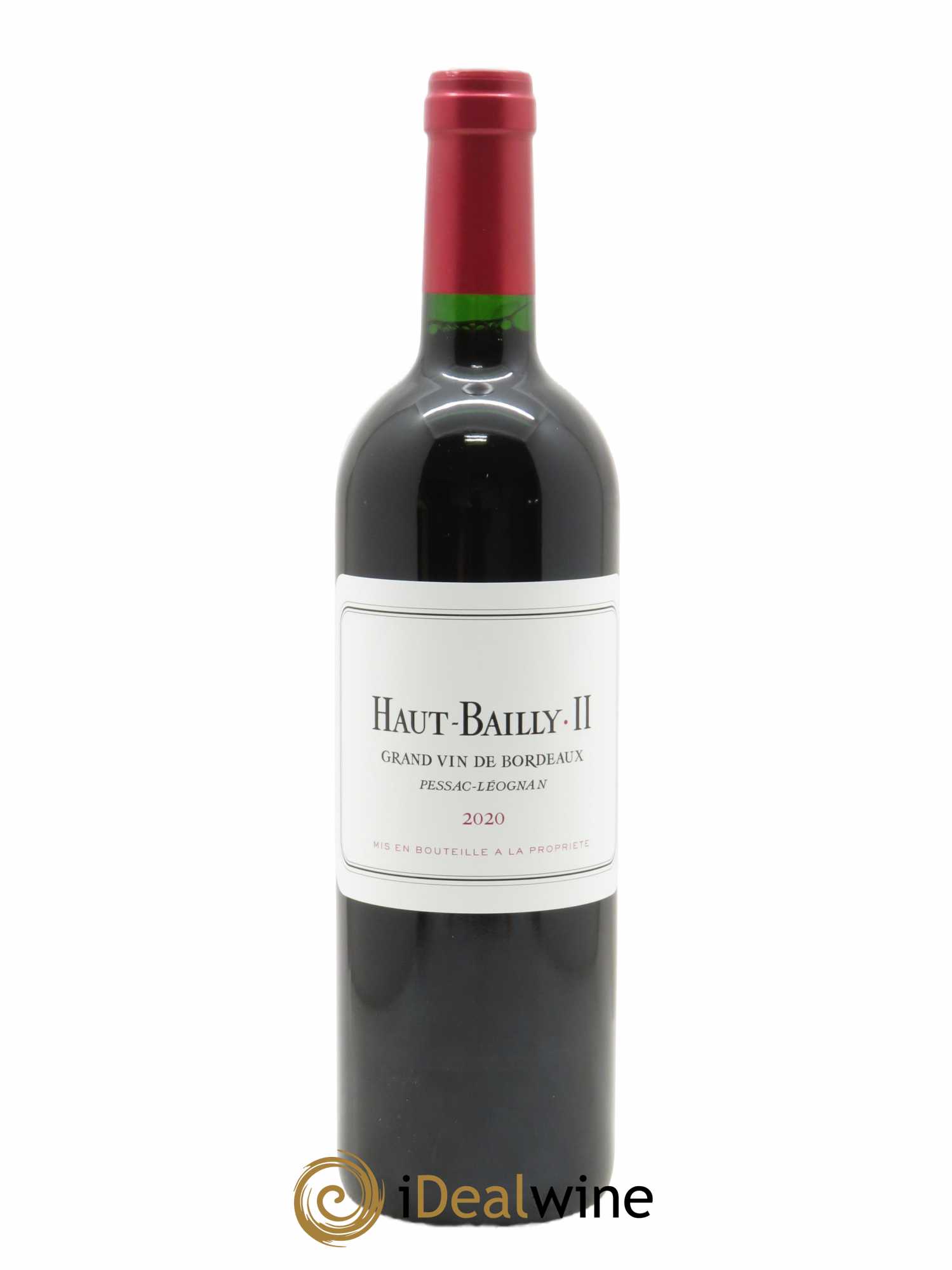 Haut Bailly II (Anciennement La Parde de Haut-Bailly) Second Vin (CBO à partir de 6 BTS) 2020 - Lot de 1 bouteille - 0