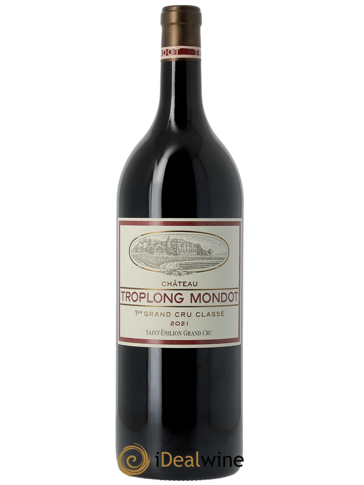 Château Troplong Mondot 1er Grand Cru Classé B (Cassetta in legno a partire da 3 mg) 2021 - Lotto di 1 magnum - 0