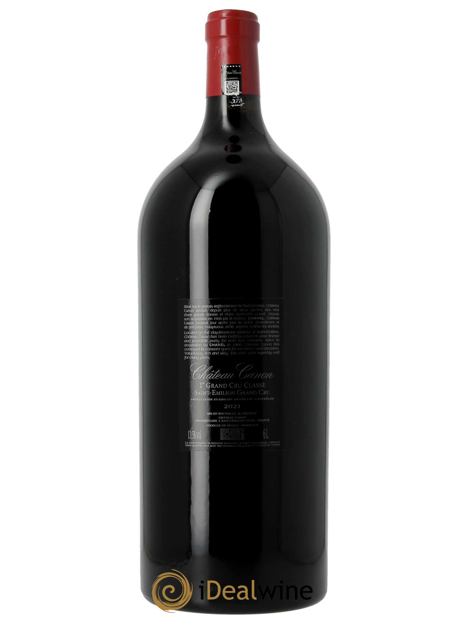 Château Canon 1er Grand Cru Classé B 2021 - Lotto di 1 mathusalem - 2