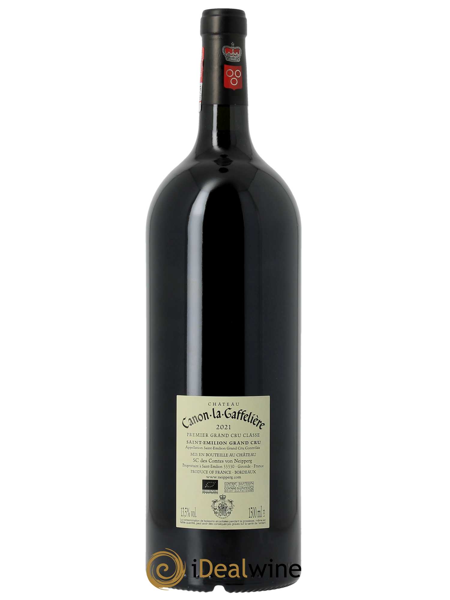 Château Canon la Gaffelière 1er Grand Cru Classé B (Cassetta in legno a partire da 3 mg) 2021 - Lotto di 1 magnum - 1