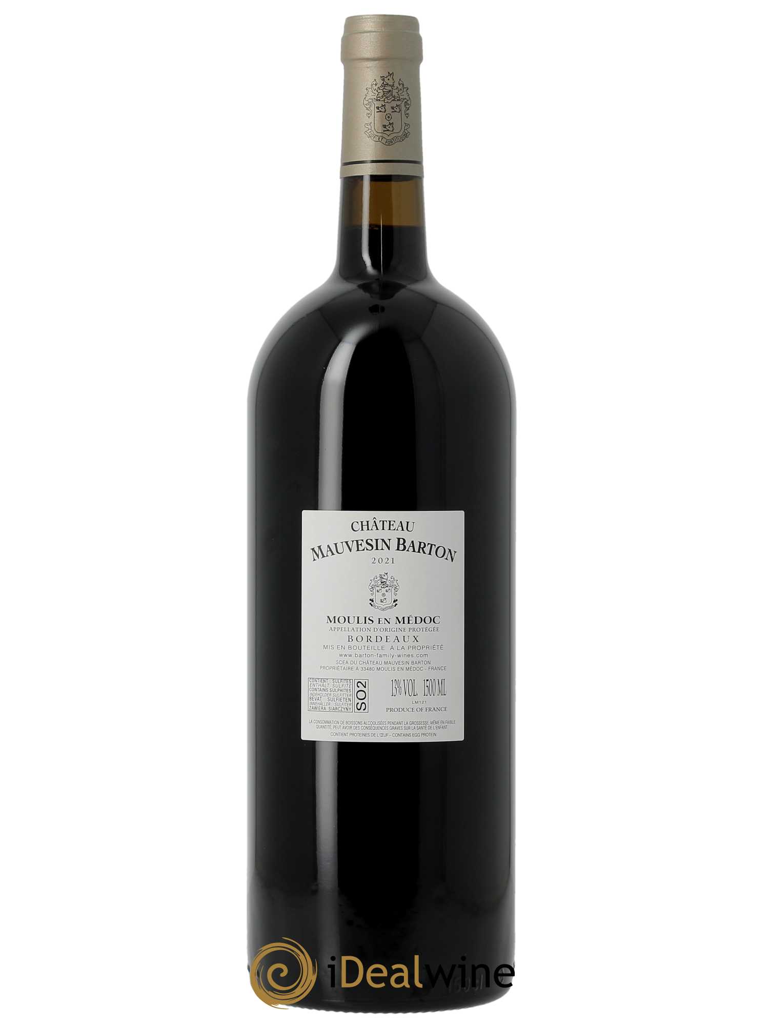 Château Mauvesin Barton 2021 - Lot of 1 magnum - 1