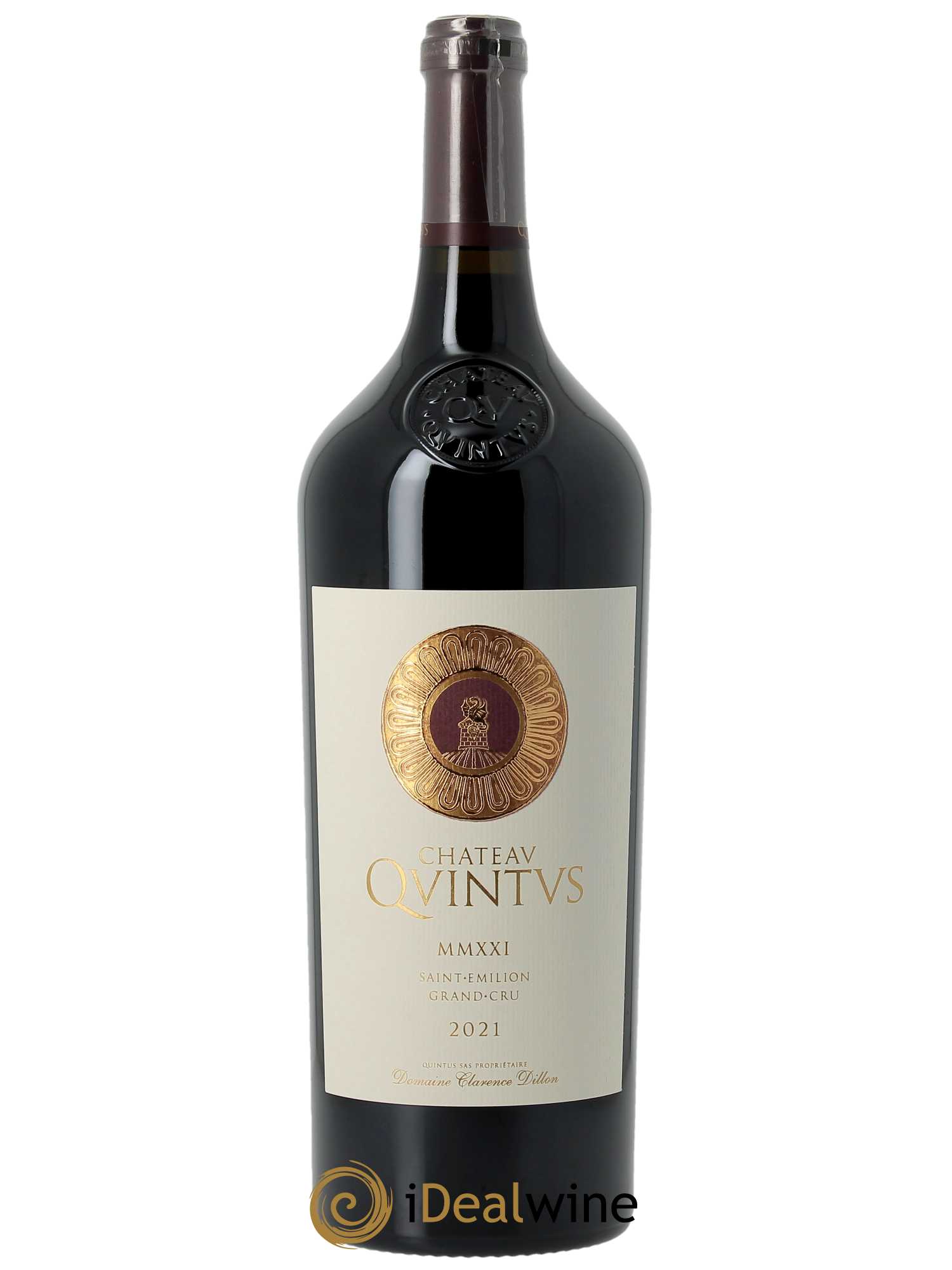 Château Quintus Grand Cru (Original-Holzkiste ab 3 St.) 2021 - Posten von 1 Magnum - 0