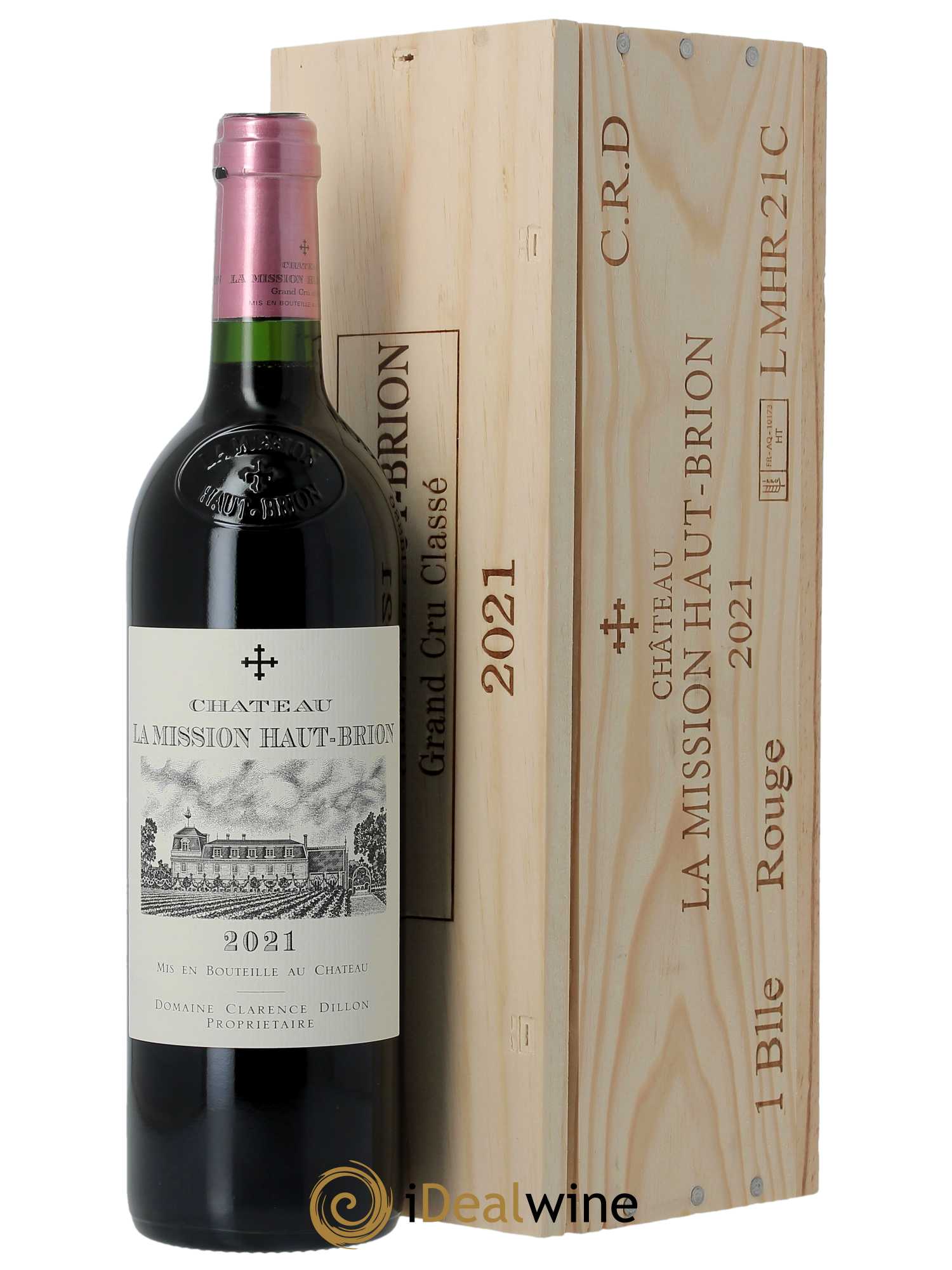 Château la Mission Haut-Brion Cru Classé de Graves (Original-Holzkiste ab 3 St.) 2021 - Posten von 1 Flasche - 0