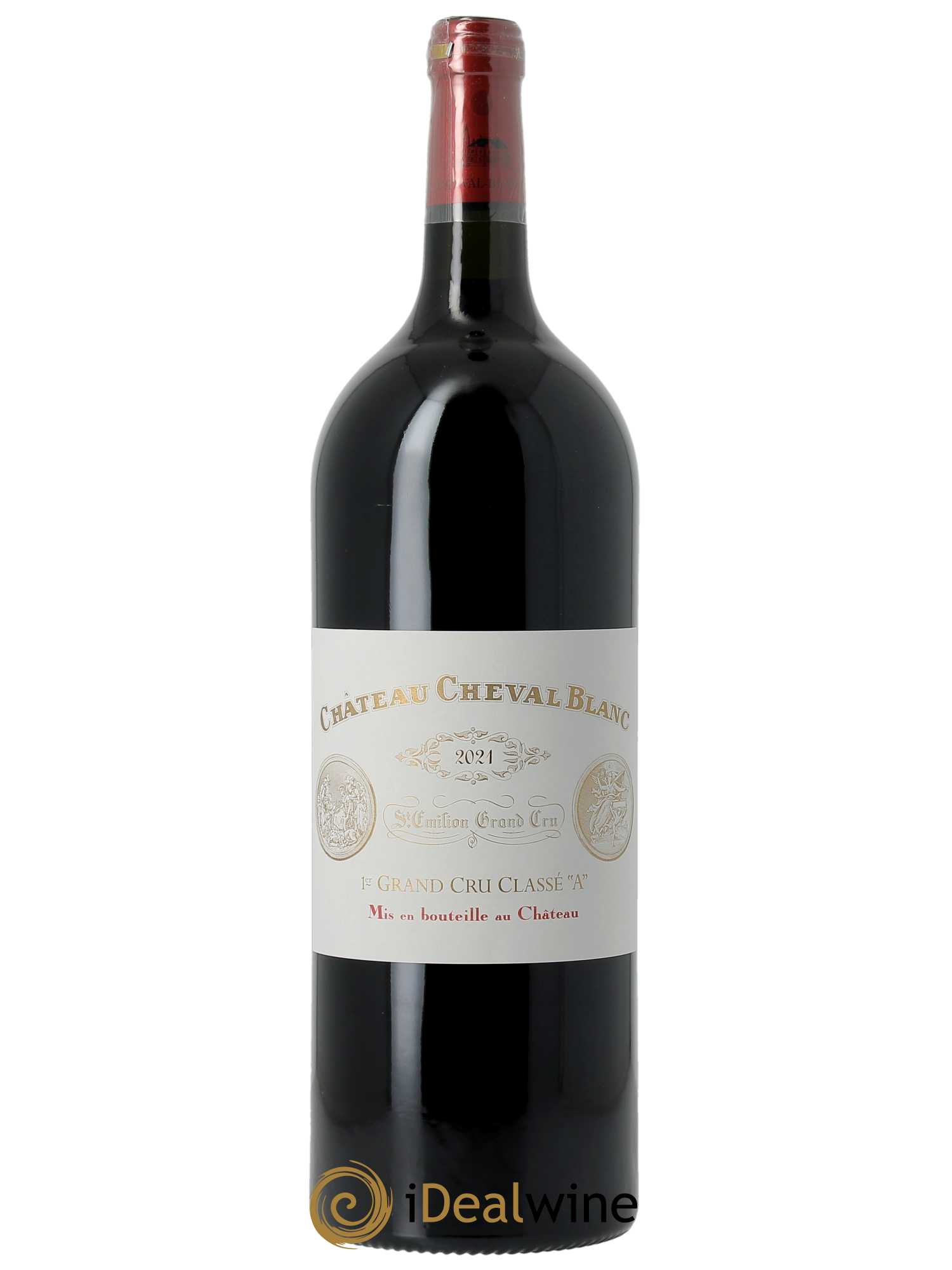 Château Cheval Blanc 1er Grand Cru Classé A (Cassetta in legno a partire da 3 mg) 2021 - Lotto di 1 magnum - 0