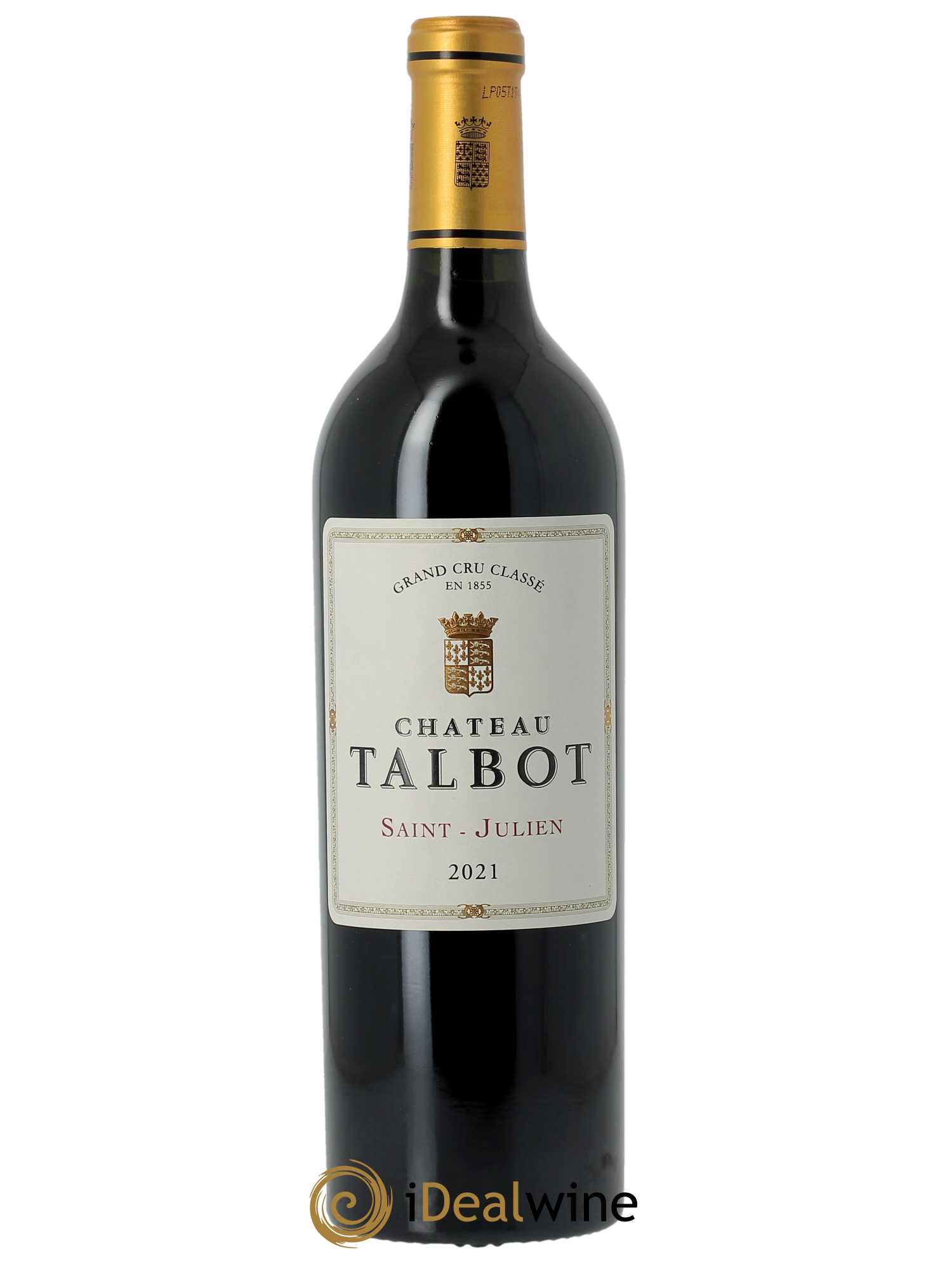 Château Talbot 4ème Grand Cru Classé (Cassetta in legno a partire da 3 bt) 2021 - Lotto di 1 bottiglia - 0