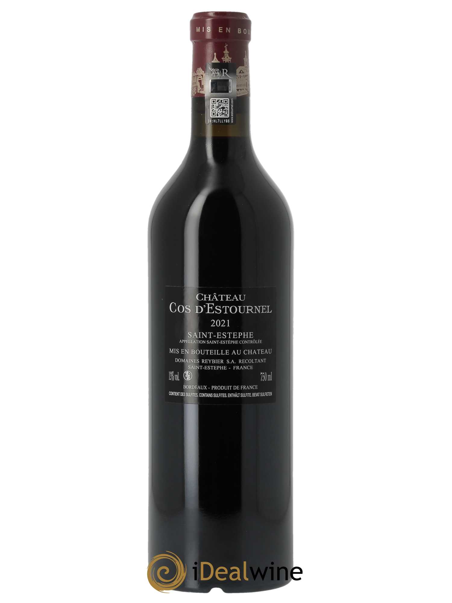 Cos d'Estournel 2ème Grand Cru Classé (Cassetta in legno a partire da 3 bt) 2021 - Lotto di 1 bottiglia - 1