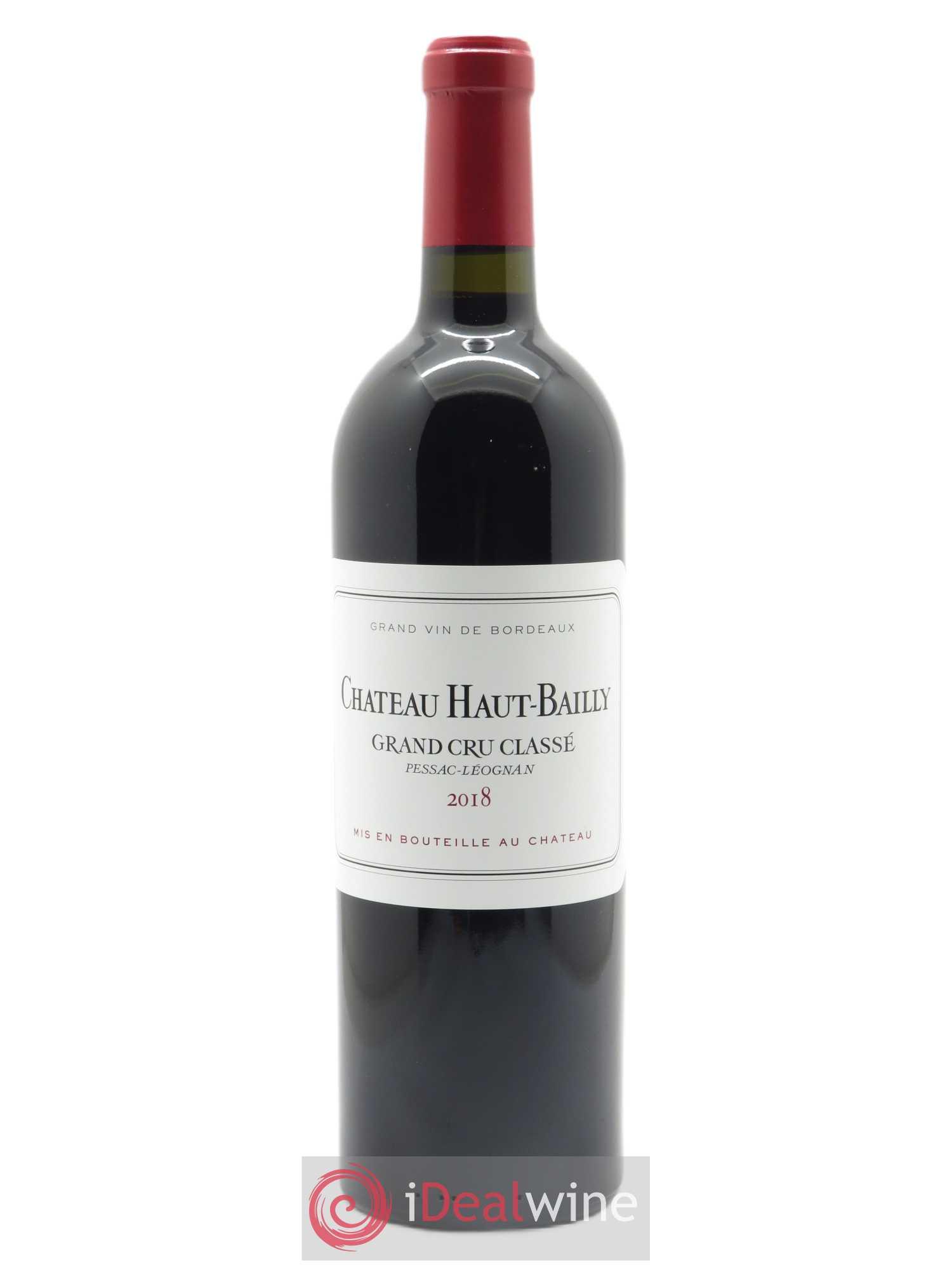 Château Haut-Bailly Cru Classé de Graves (Cassetta in legno a partire da 12 bt) 2018 - Lotto di 1 bottiglia - 0