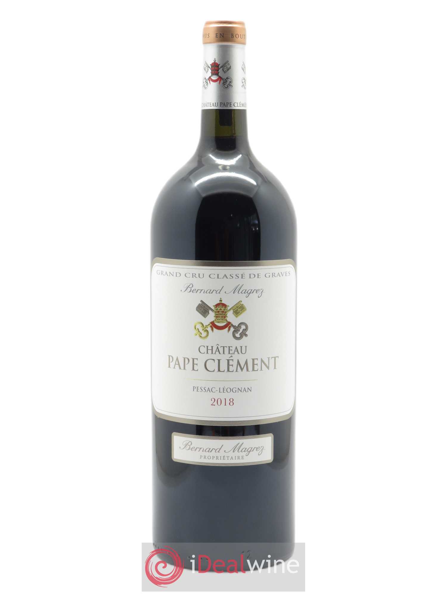 Château Pape Clément Cru Classé de Graves (CBO à partir de 6 mgs) 2018 - Posten von 1 Magnum - 0