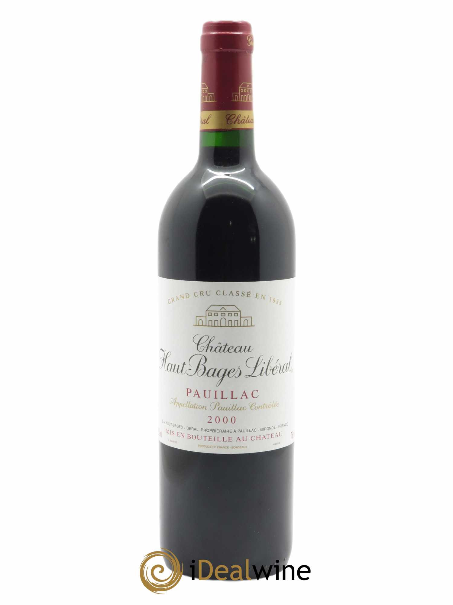 Château Haut Bages Libéral 5ème Grand Cru Classé (OWC if 12 bts) 2000 - Lot of 1 bottle - 0