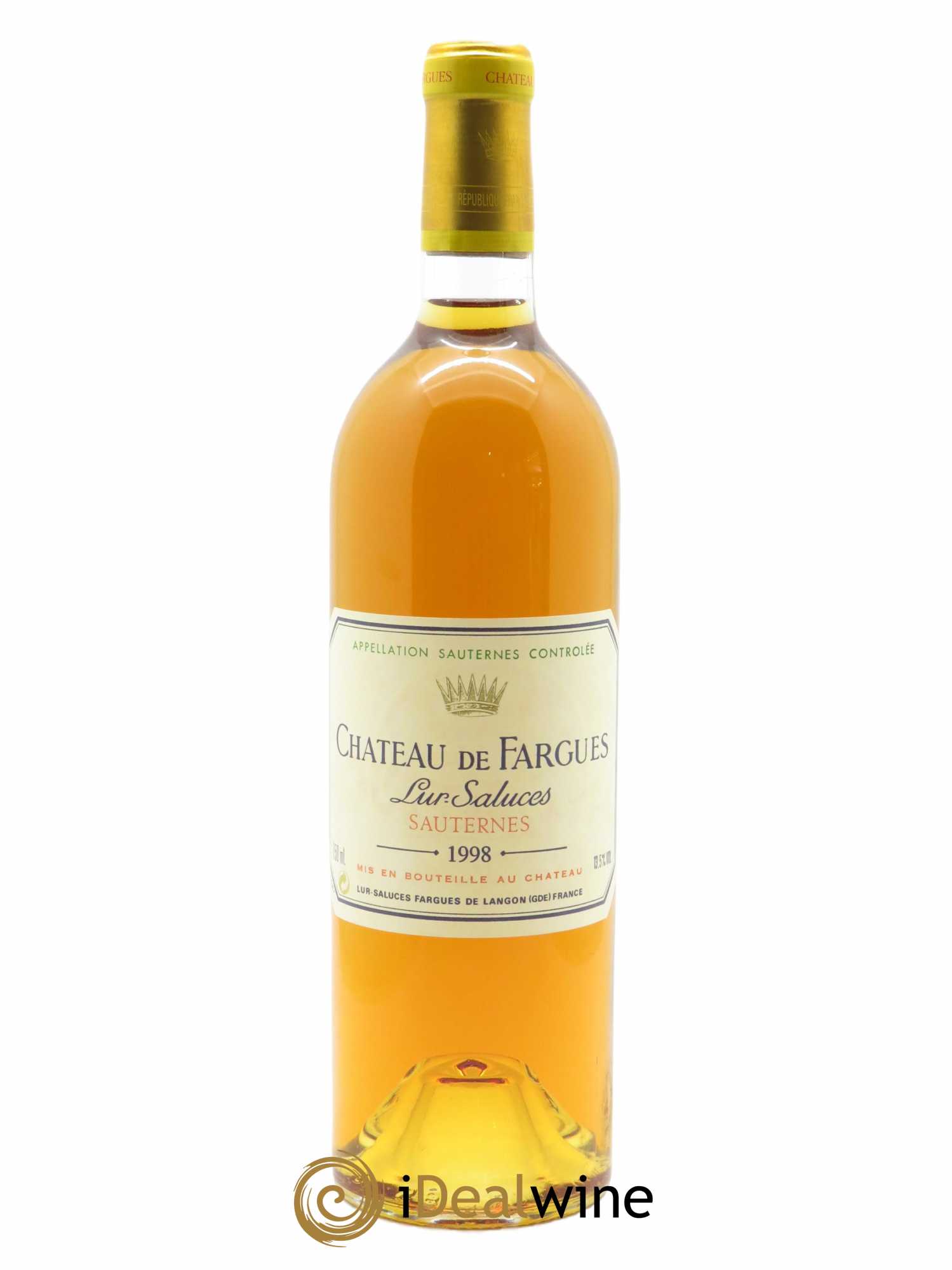 Château de Fargues (OWC if 12 bts) 1998 - Lot of 1 bottle - 0