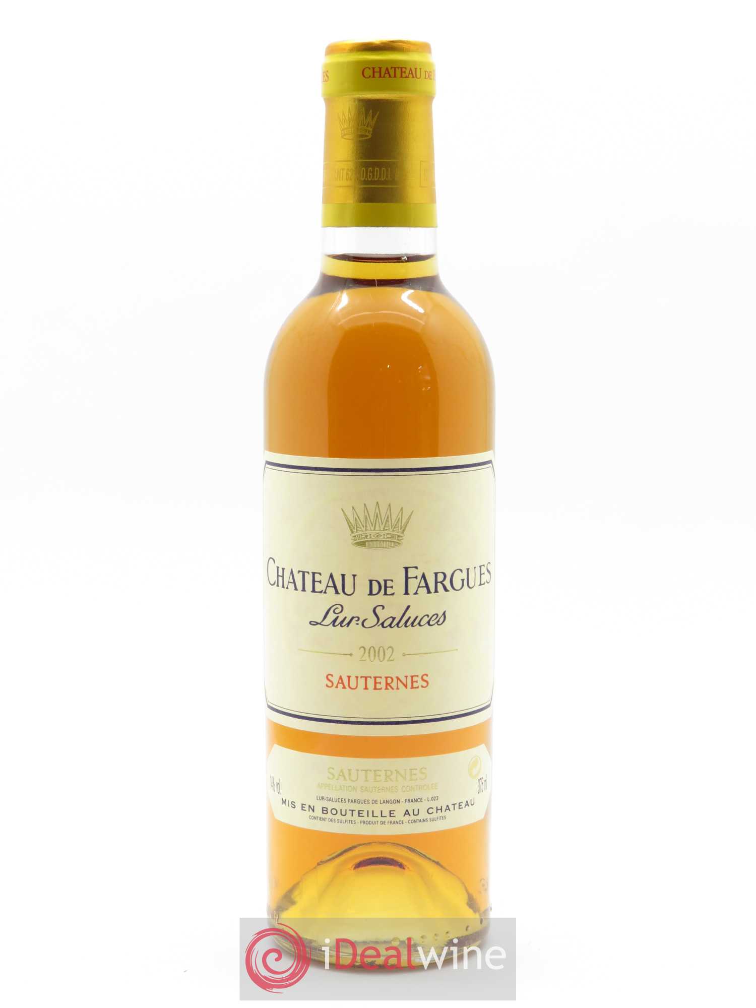 Château de Fargues 2002 - Lot of 1 half-bottle - 0