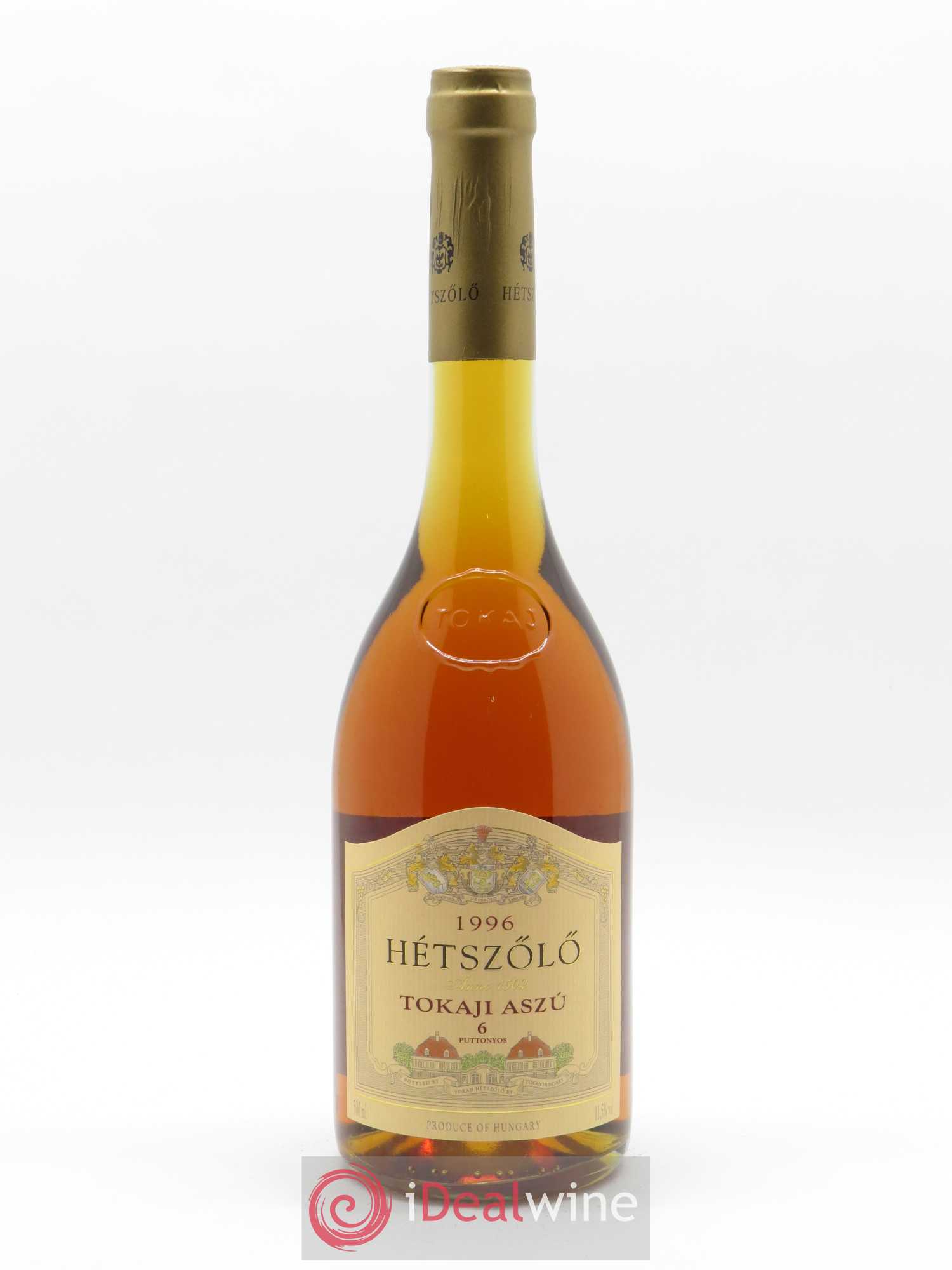 Tokaji Aszu 6 Puttonyos Hétszölö (Domaine) 1996 - Posten von 1 Flasche - 0