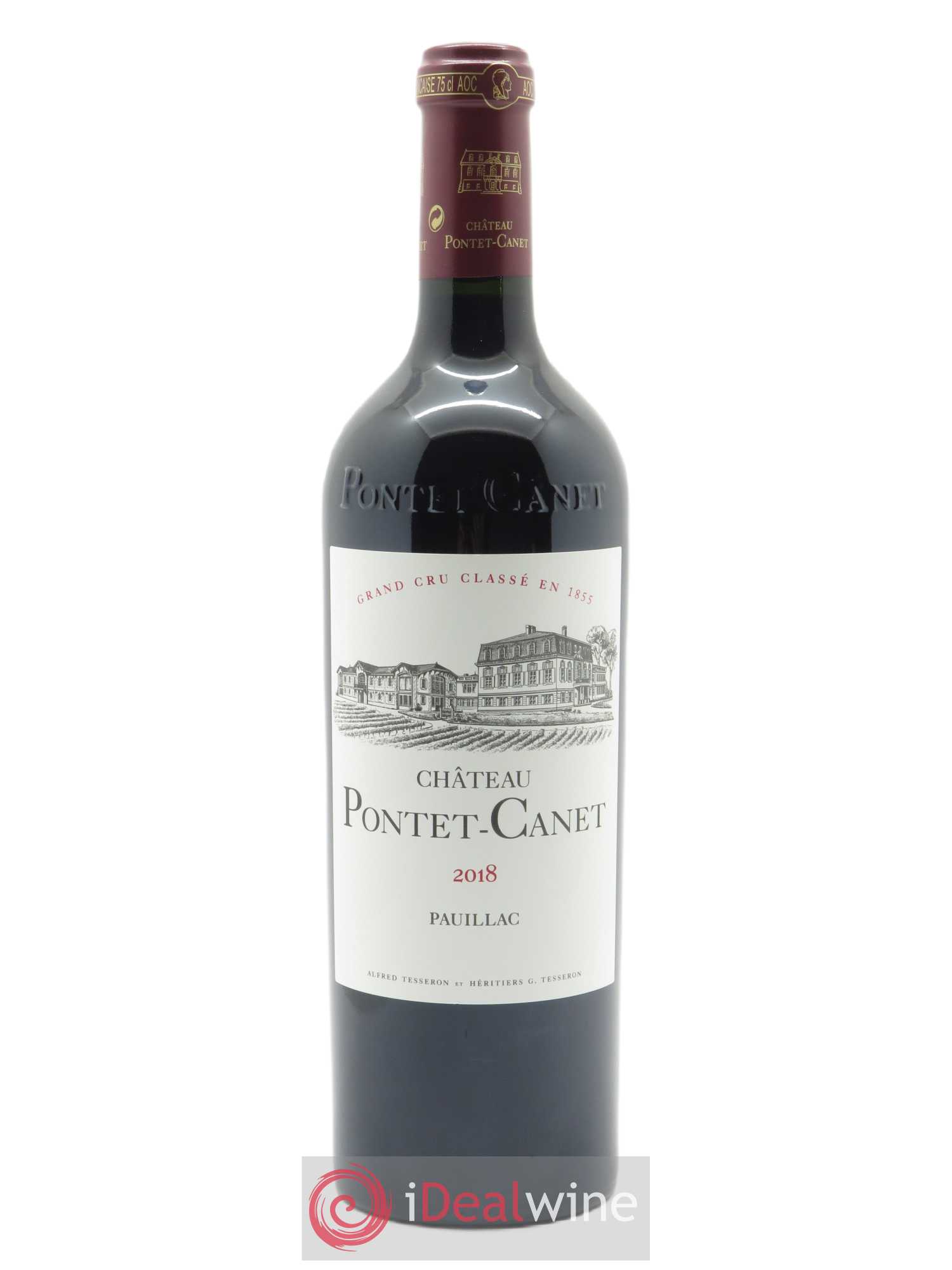 Château Pontet Canet 5ème Grand Cru Classé (CBO à partir 12 bts) 2018 - Lot de 1 bouteille - 0