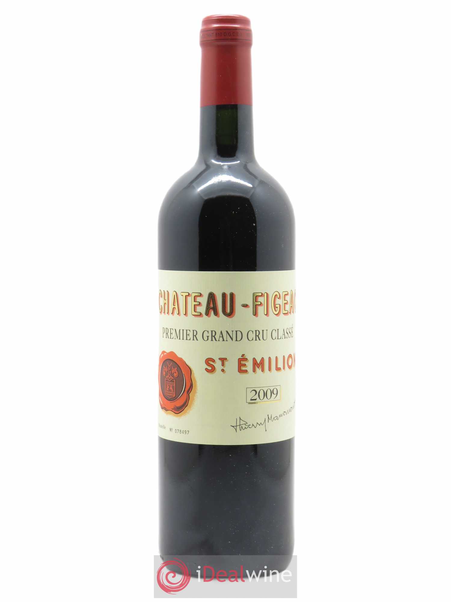 Château Figeac 1er Grand Cru Classé A (Cassetta in legno a partire da 3 bt) 2009 - Lotto di 1 bottiglia - 0