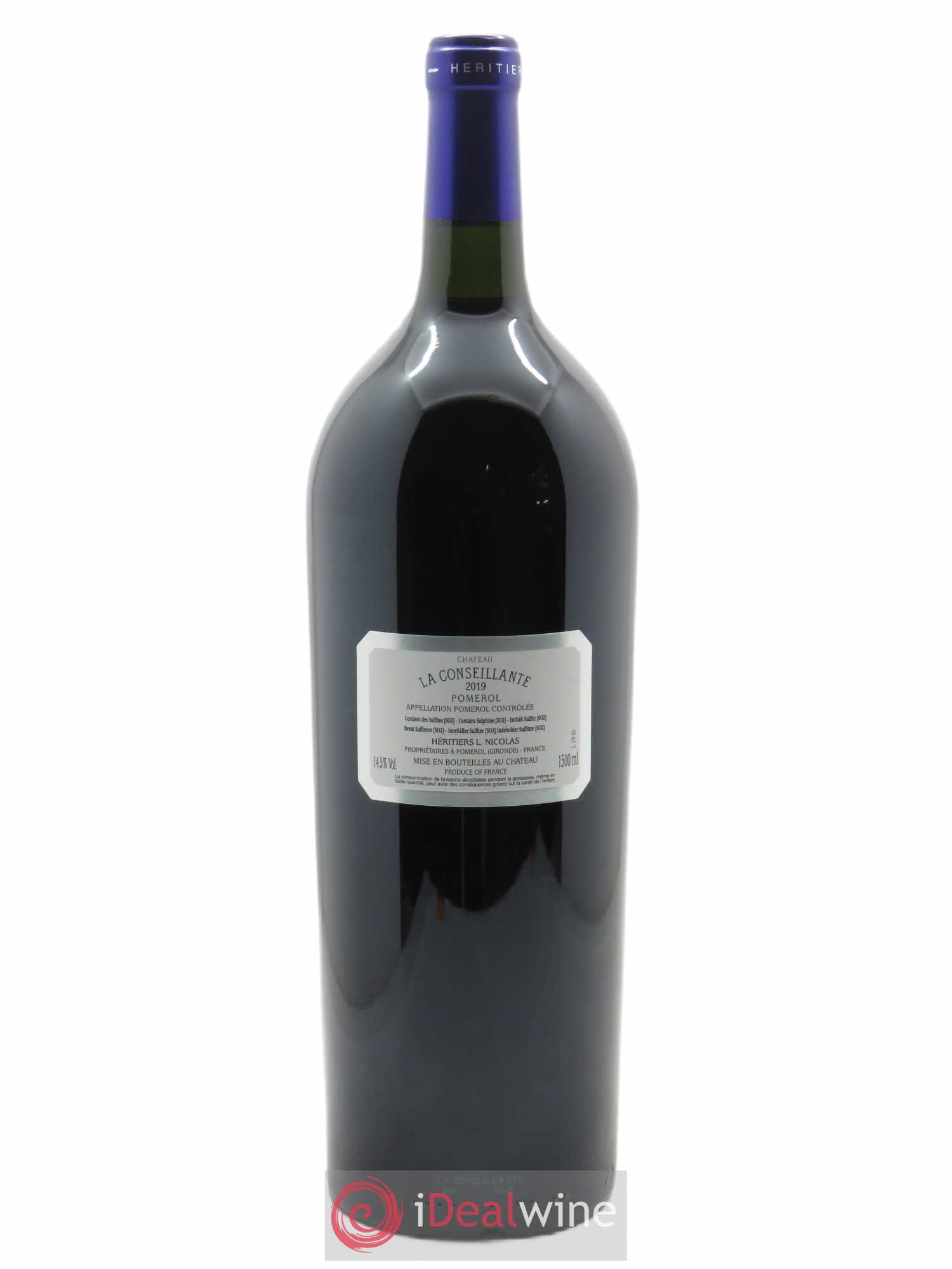 Château la Conseillante (CBO à partir de 6 BTS) 2019 - Lot de 1 magnum - 1