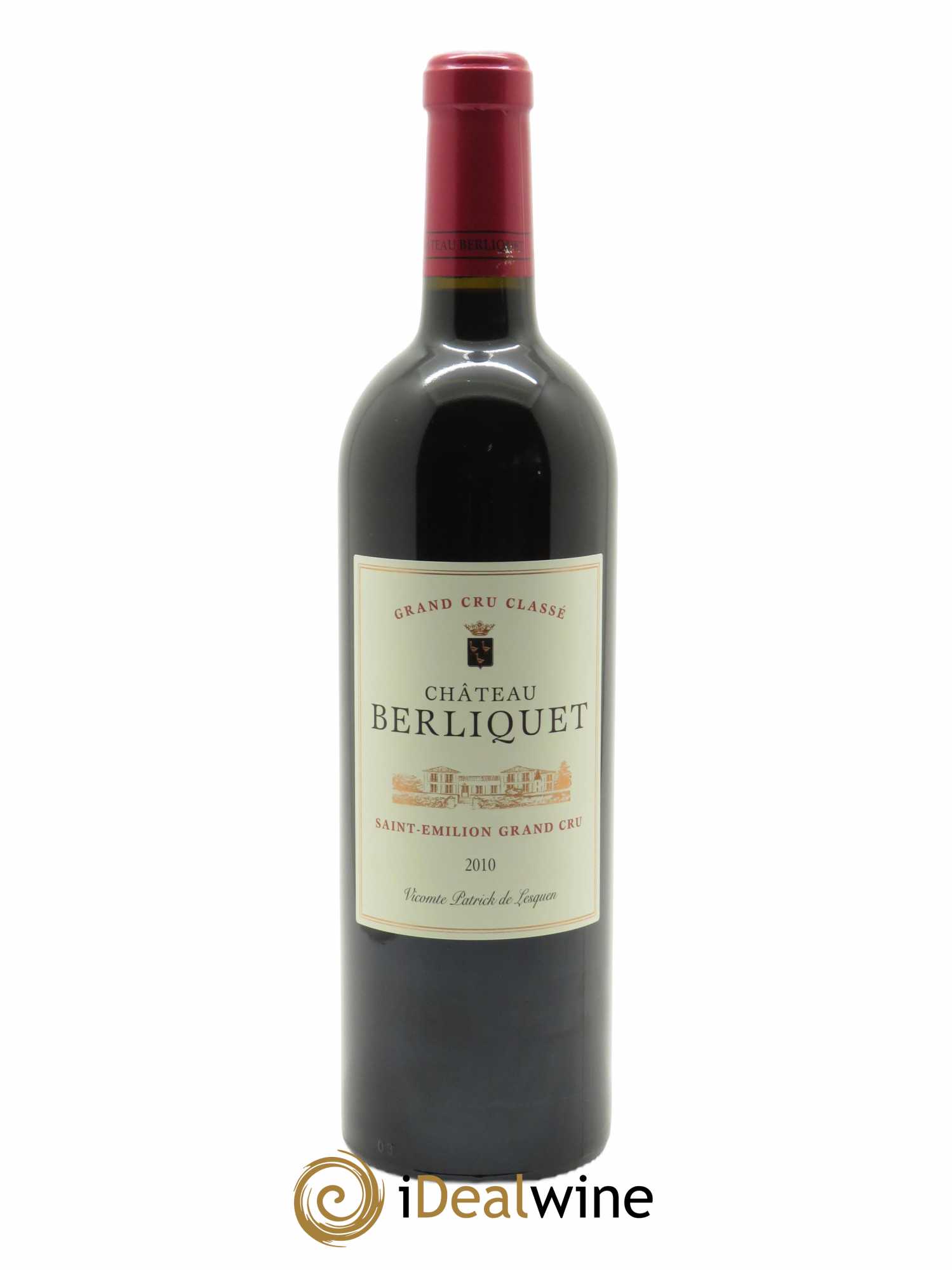 Château Berliquet Grand Cru Classé (OWC if 12 bts) 2010 - Lot of 1 bottle - 0