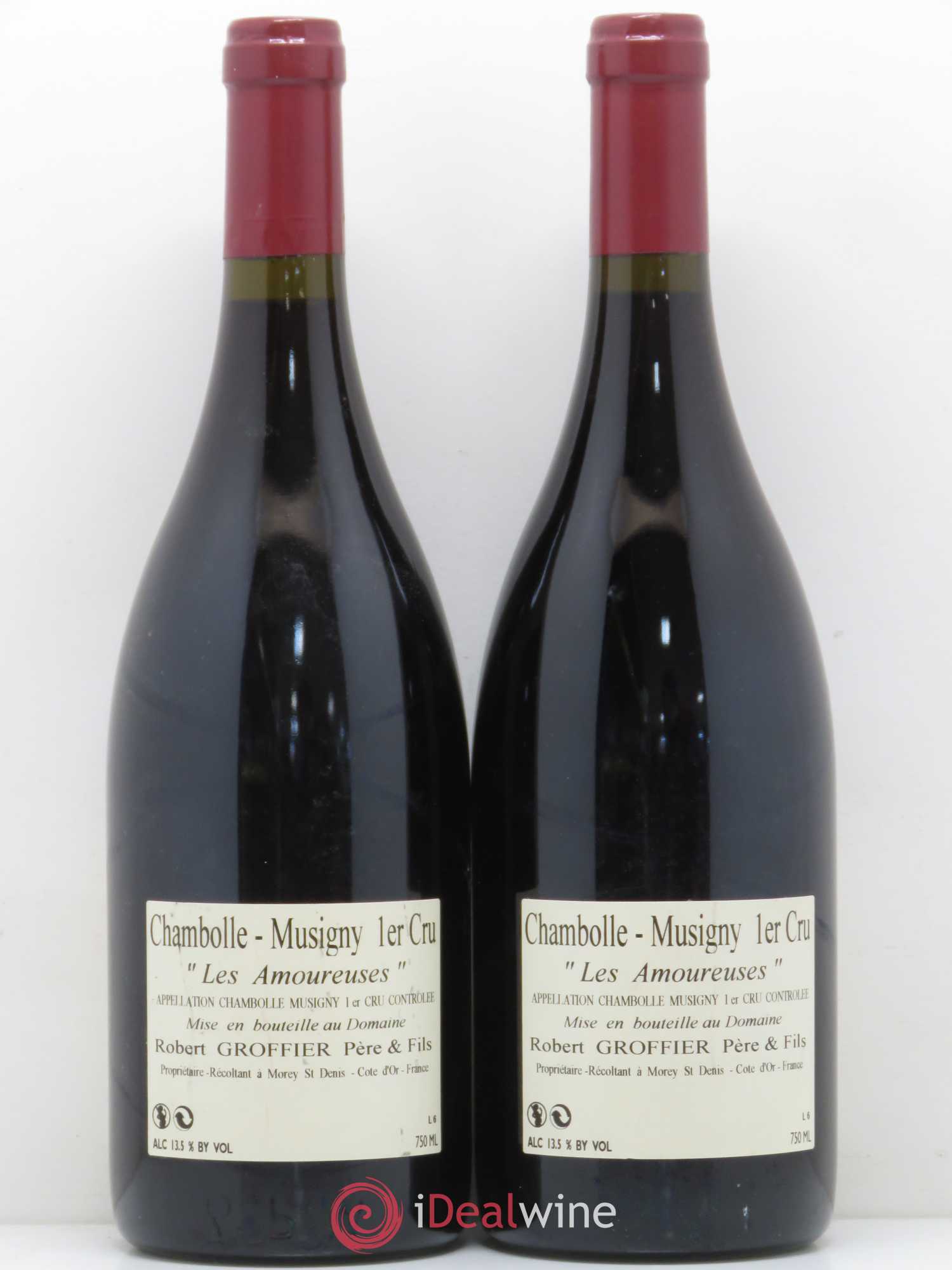 Chambolle-Musigny 1er Cru Les Amoureuses Robert Groffier Père & Fils (Domaine) 2006 - Lot de 2 bouteilles - 1