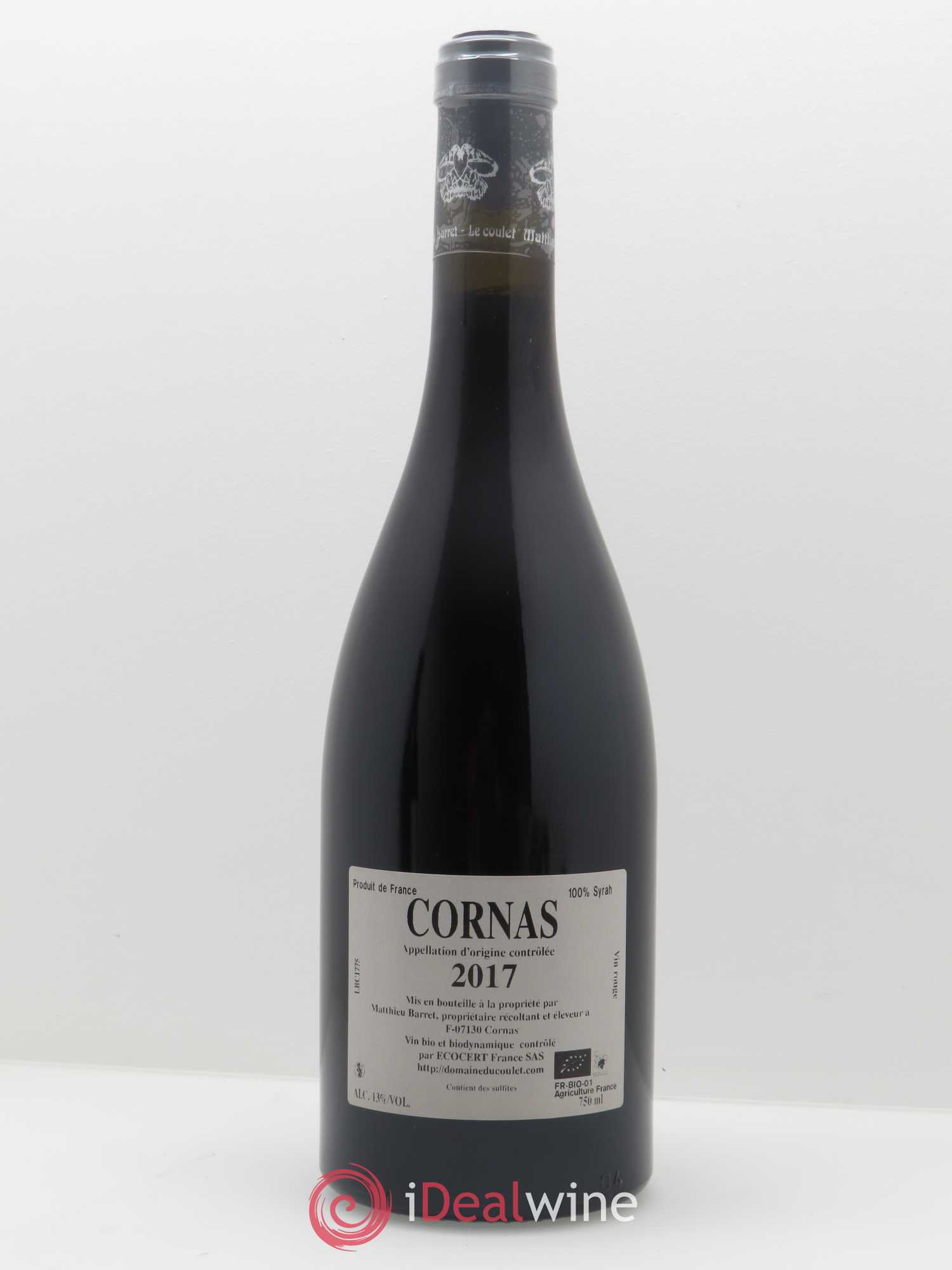 Cornas Brise Cailloux Coulet (Domaine du) - Matthieu Barret 2017 - Lot of 1 bottle - 1