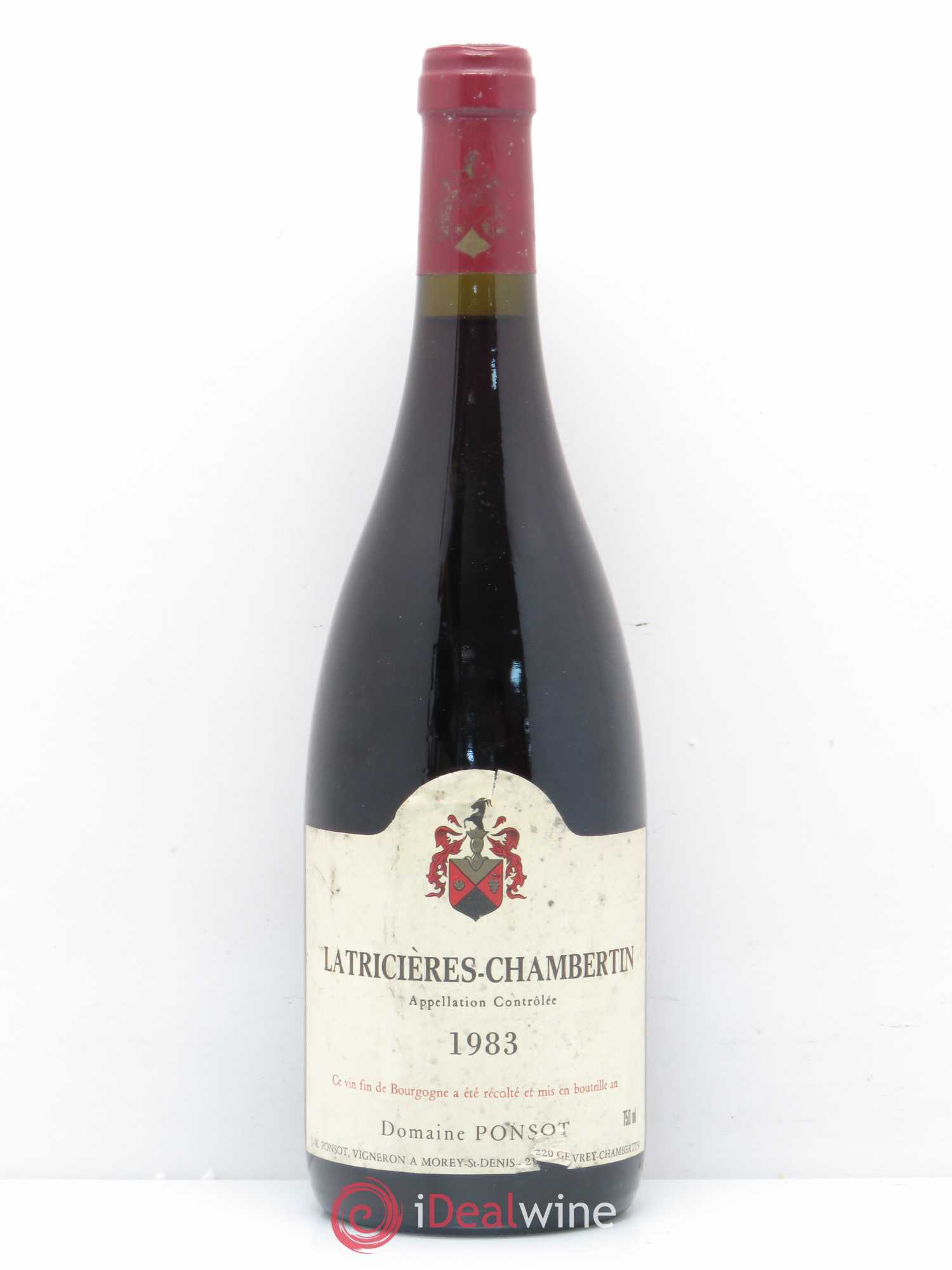 Latricières-Chambertin Grand Cru Ponsot (Domaine) 1983 - Lot of 1 bottle - 0