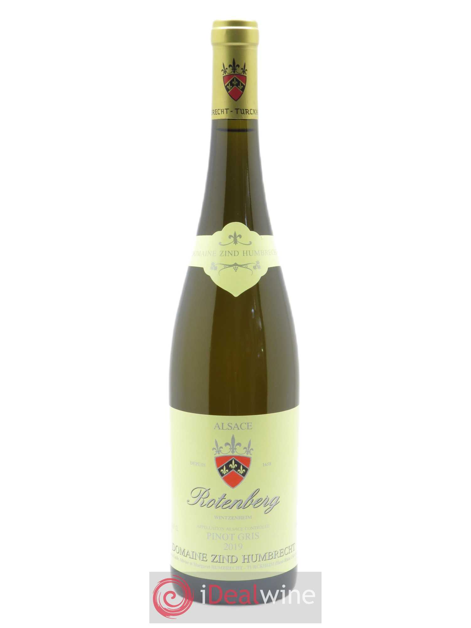 Alsace Pinot Gris Rotenberg Zind-Humbrecht (Domaine) 2019 - Lot de 1 bouteille - 0