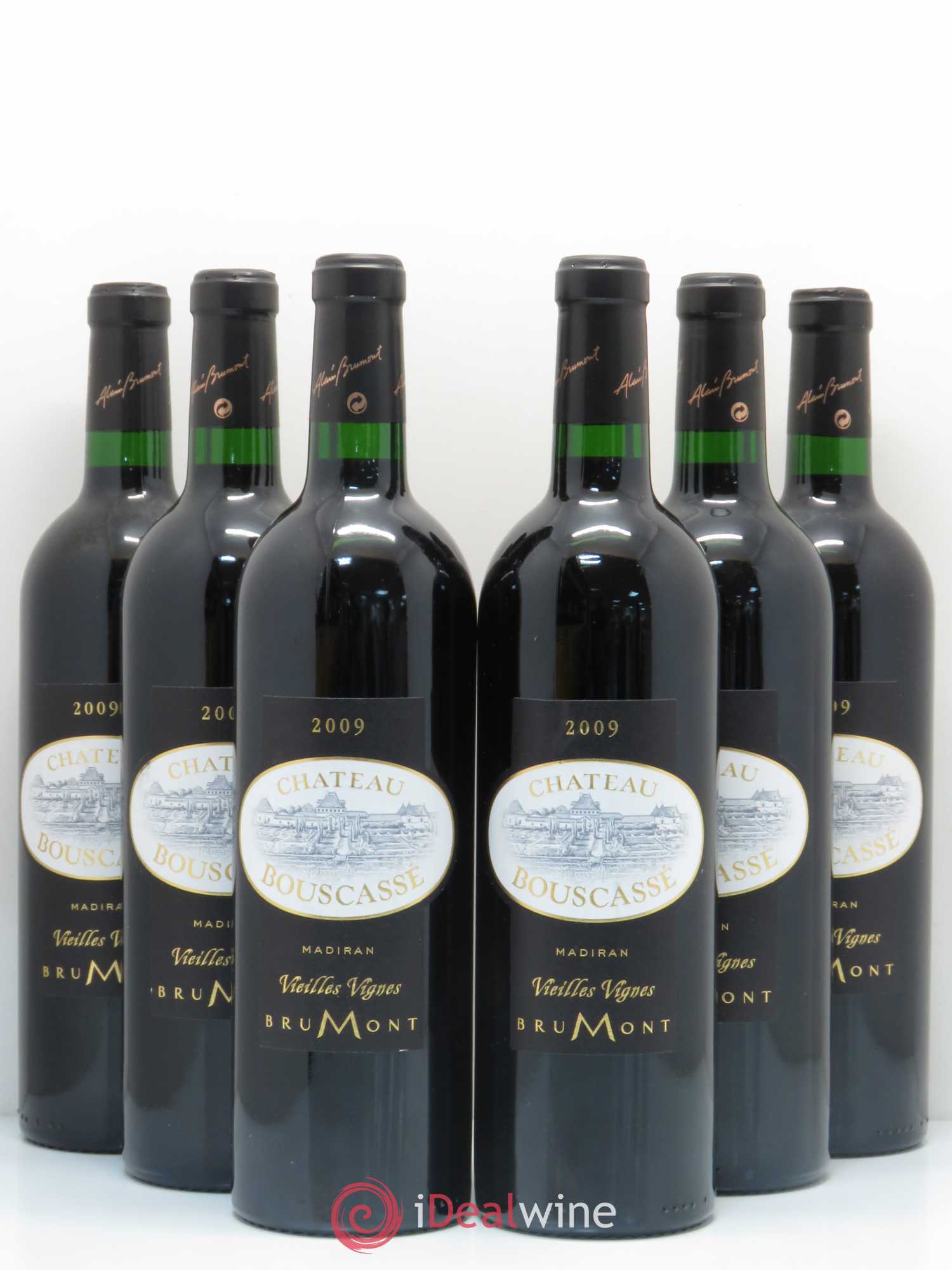 Madiran Vieilles Vignes Château Bouscassé - Alain Brumont 2009 - Lot de 6 bouteilles - 0