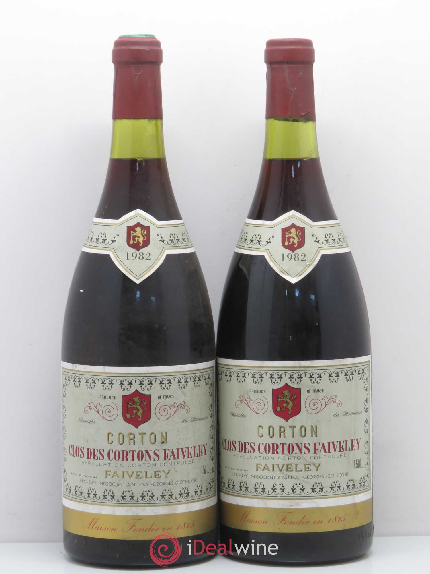 Corton Grand Cru Clos des Cortons Faiveley 1982 - Lot of 2 magnums - 0