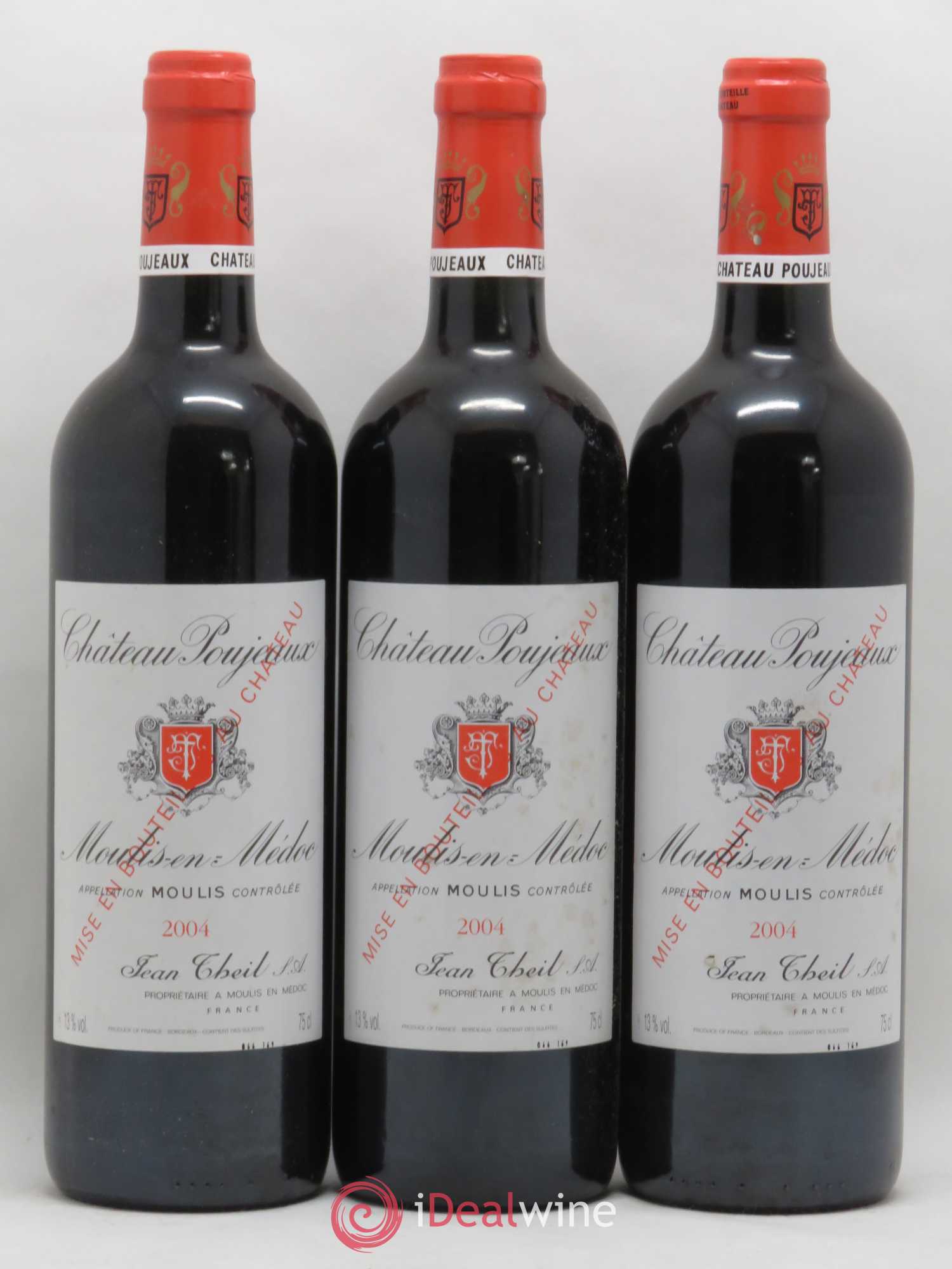 Château Poujeaux 2004 - Lot of 6 bottles - 1