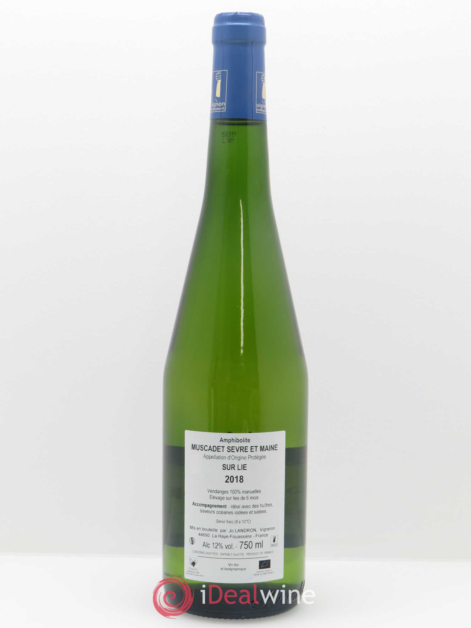 Muscadet-Sèvre-et-Maine Amphibolite Jo Landron 2018 - Lot of 1 bottle - 1