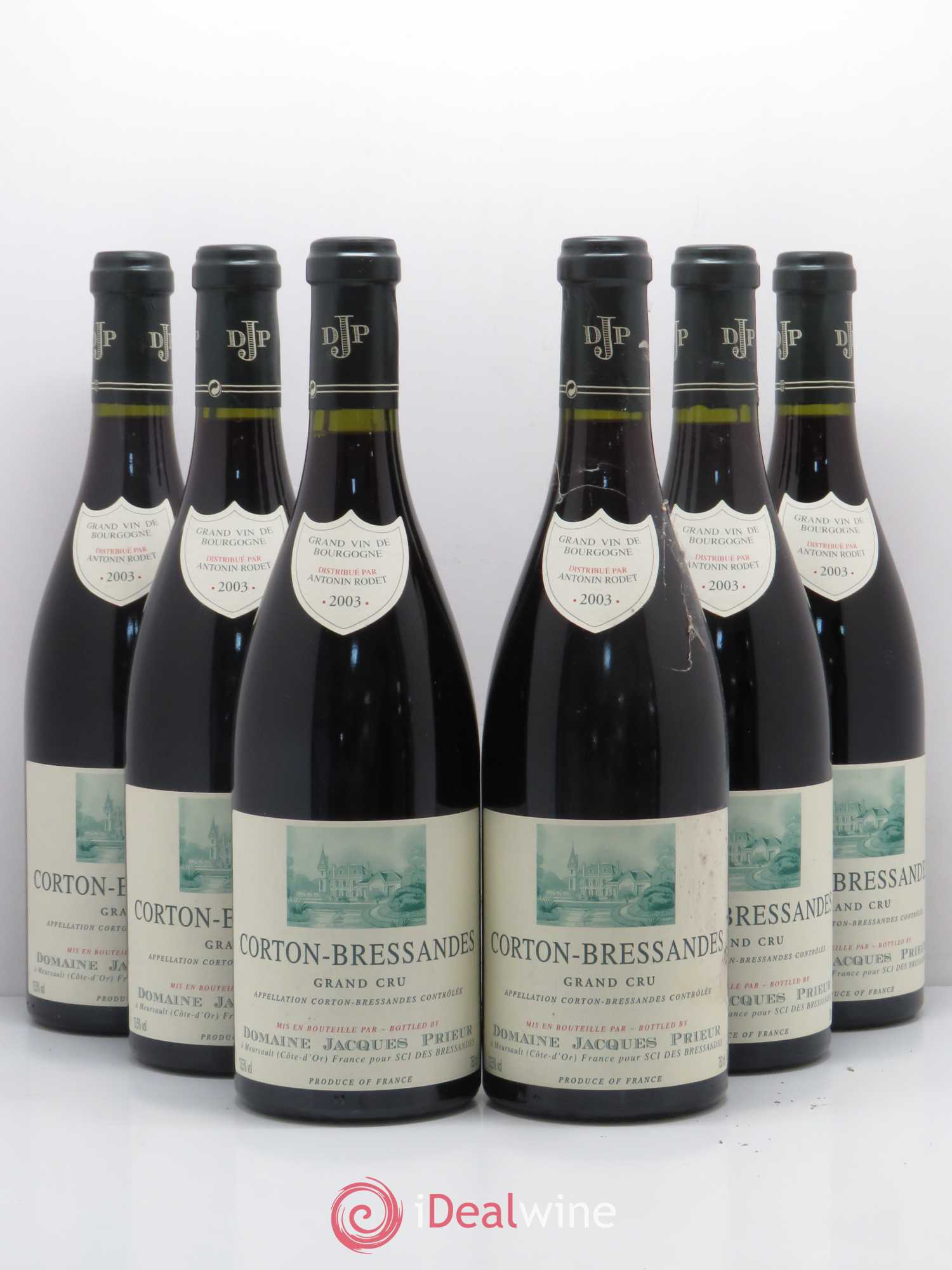 Corton-Bressandes Grand Cru Jacques Prieur (Domaine) 2003 - Lot de 6 bouteilles - 0